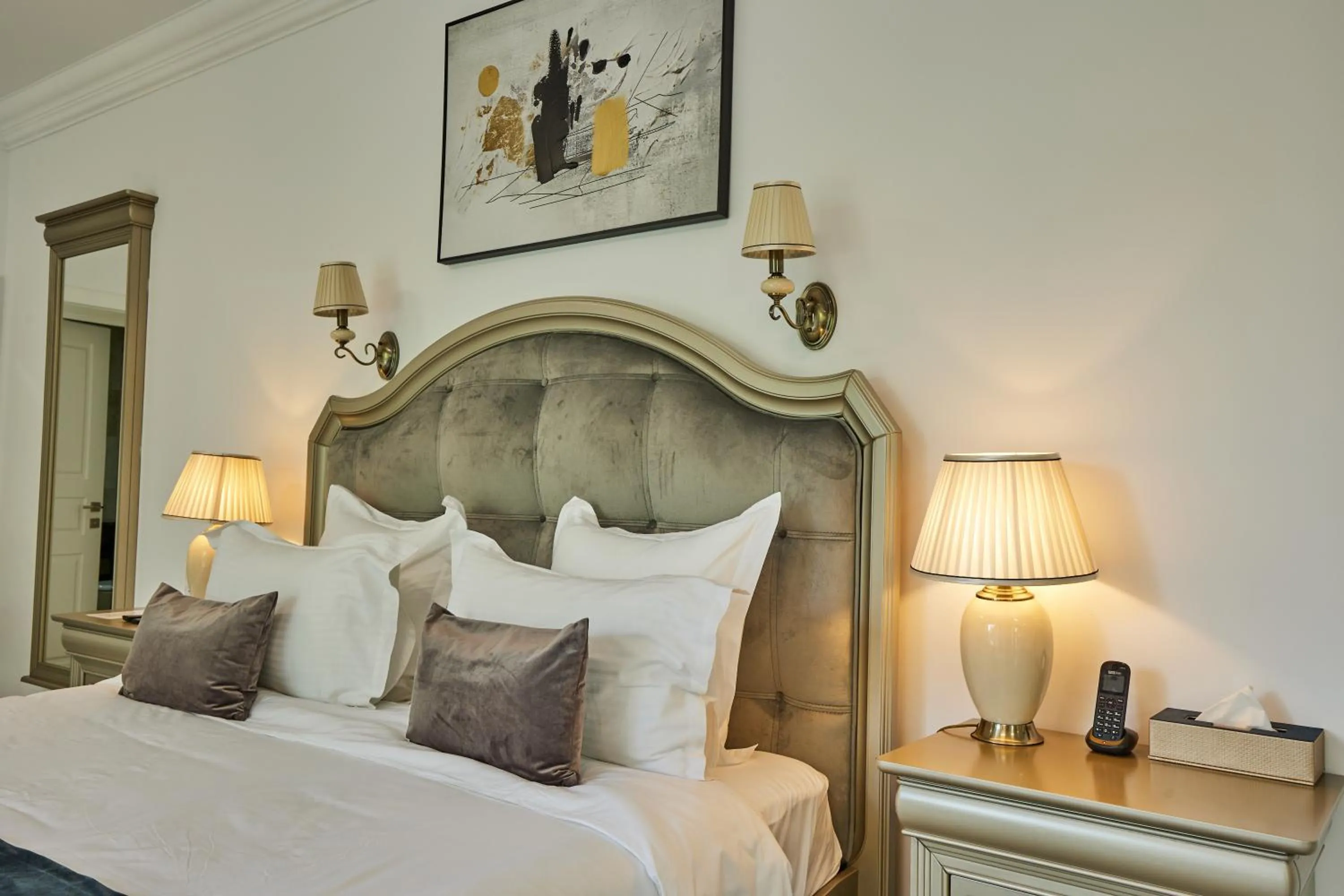 Bed in Lebada Luxury Resort & Spa