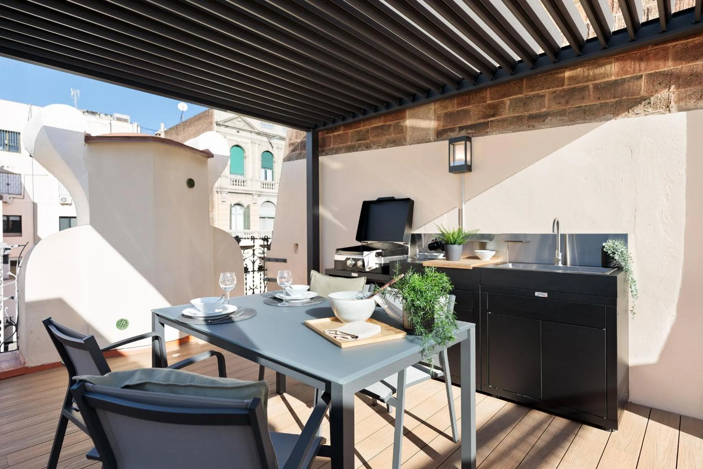 Balcony/Terrace in Apartments Barcelona & Home Deco Eixample