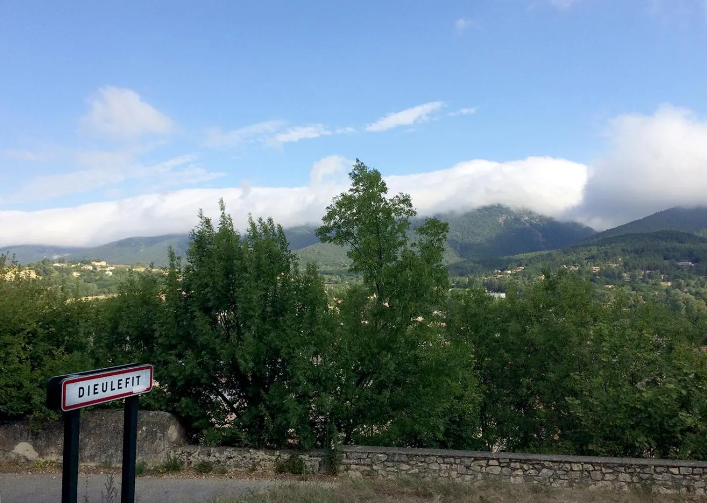 View (from property/room) in Le Mapillon