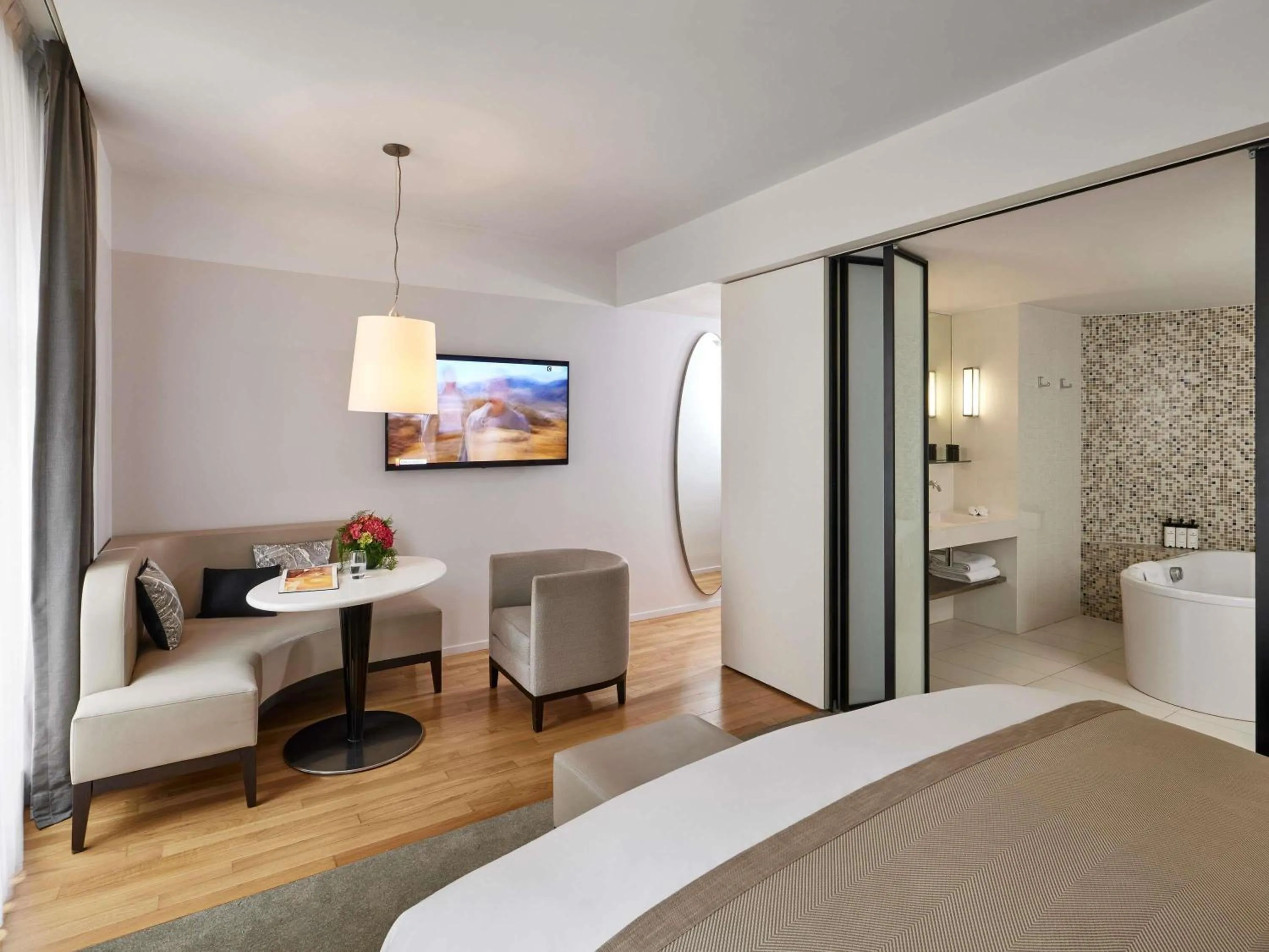 Bedroom, Bed in Sofitel Paris Arc De Triomphe