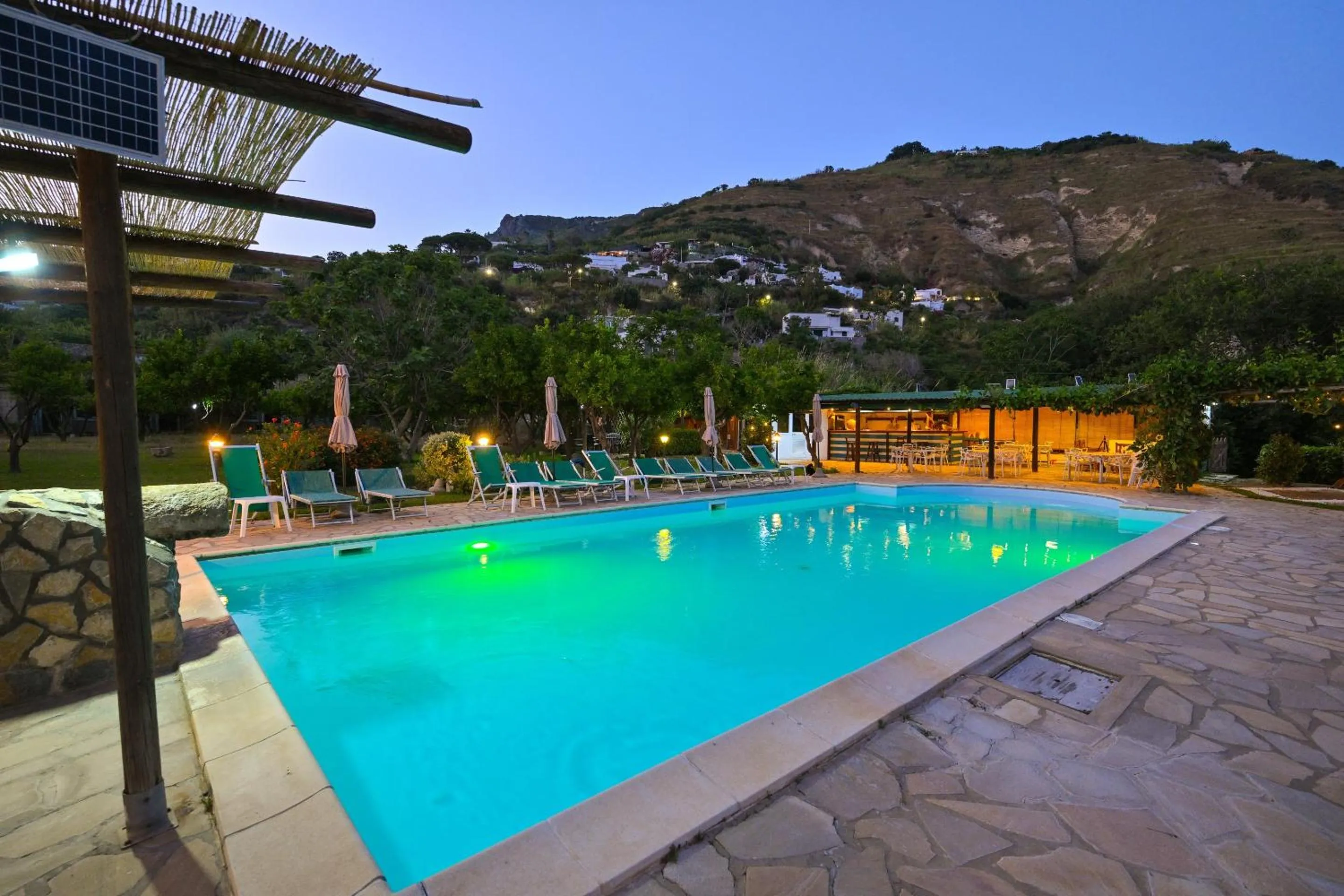 Pool view in Tenuta Villa Tara