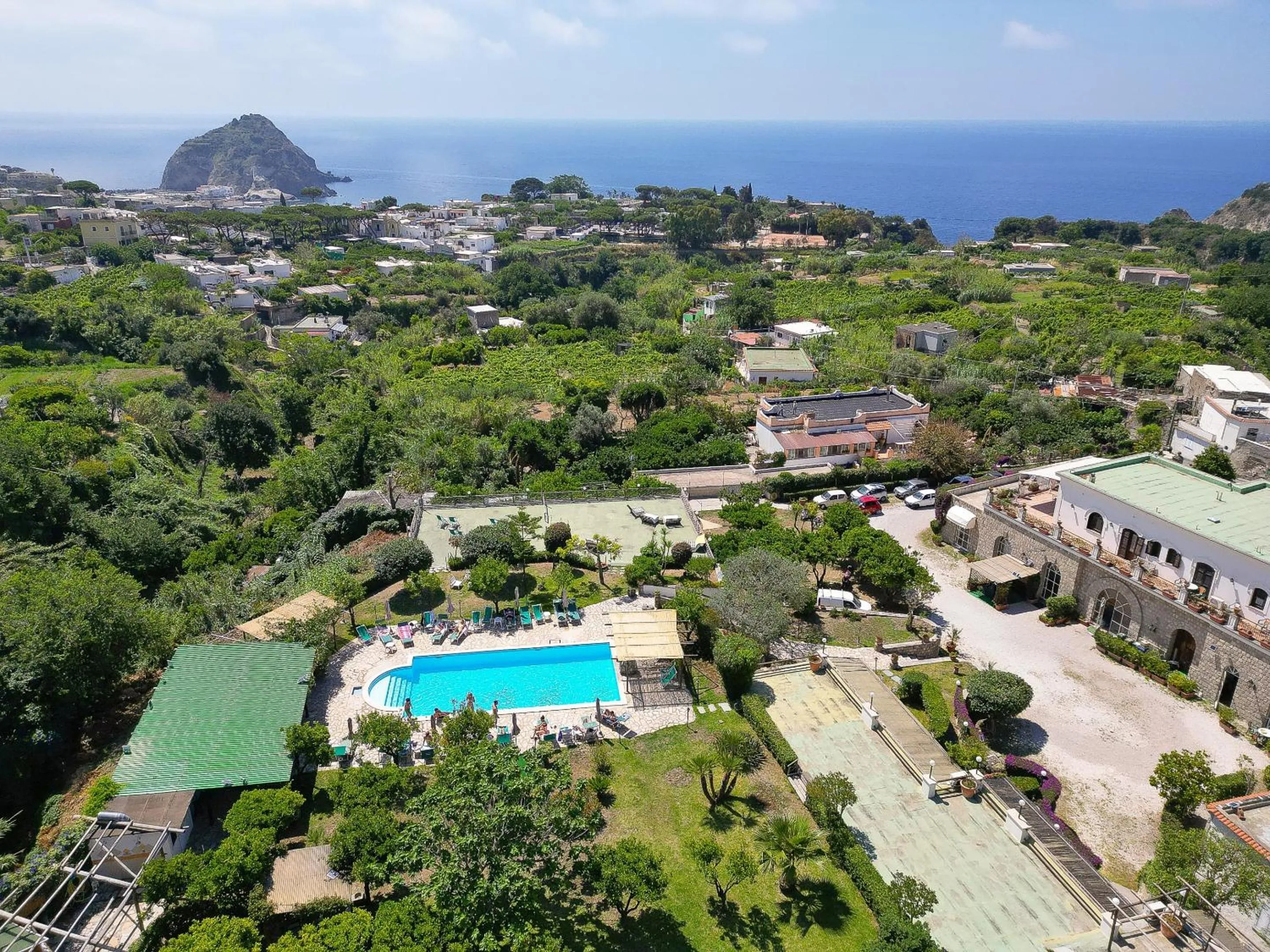 Pool view in Tenuta Villa Tara