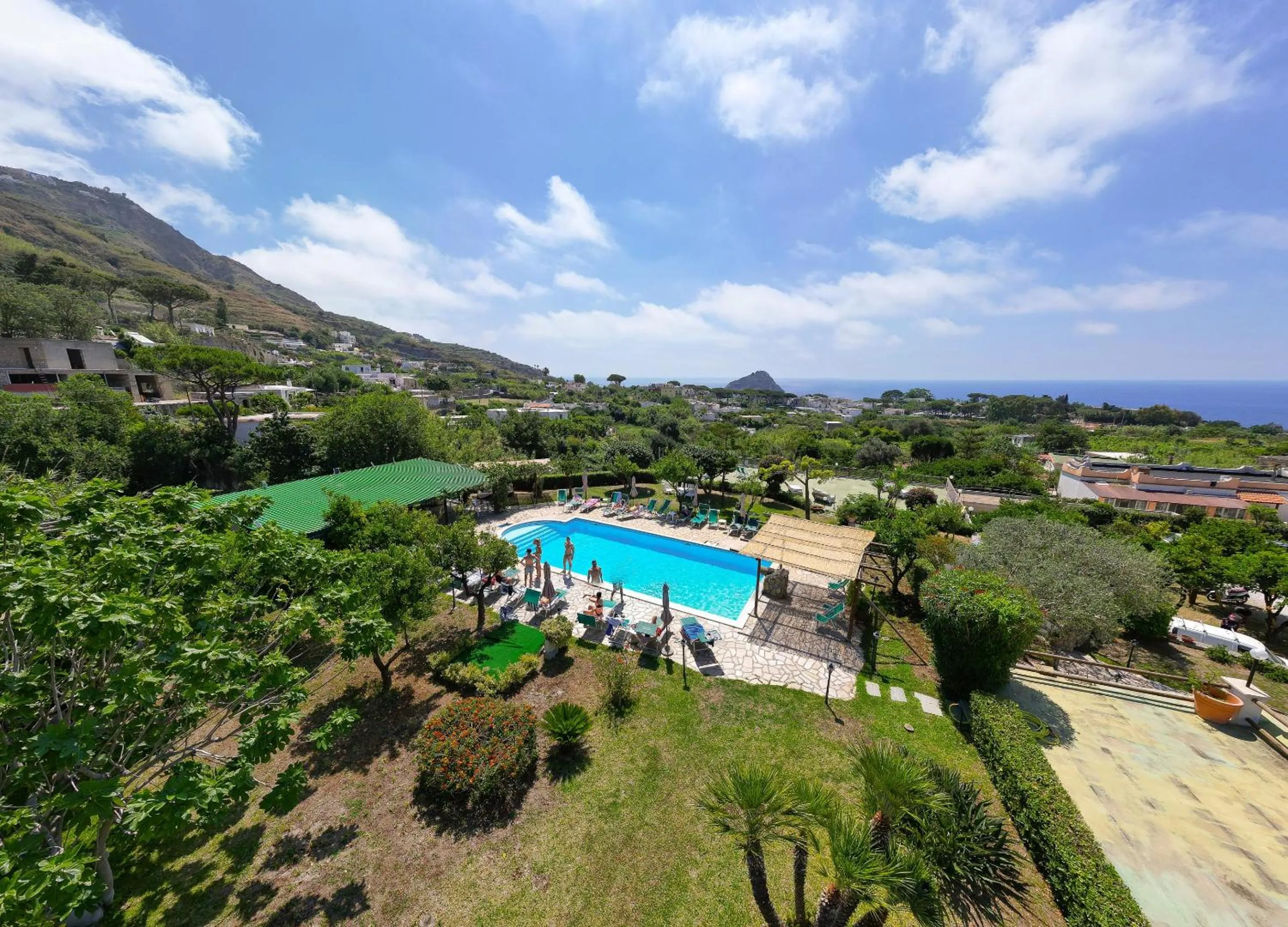 Pool view in Tenuta Villa Tara