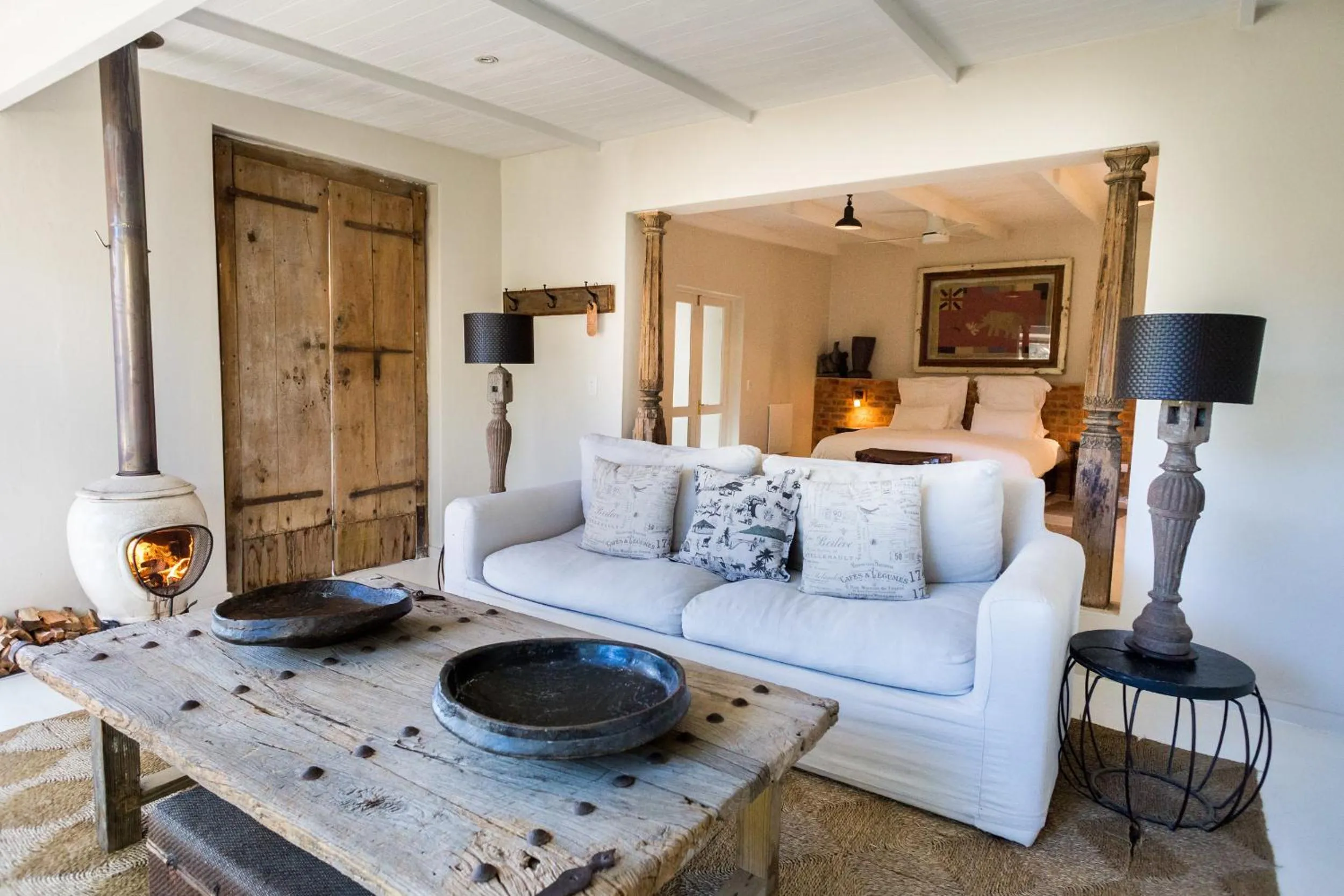 Seating area in Emily Moon River Lodge