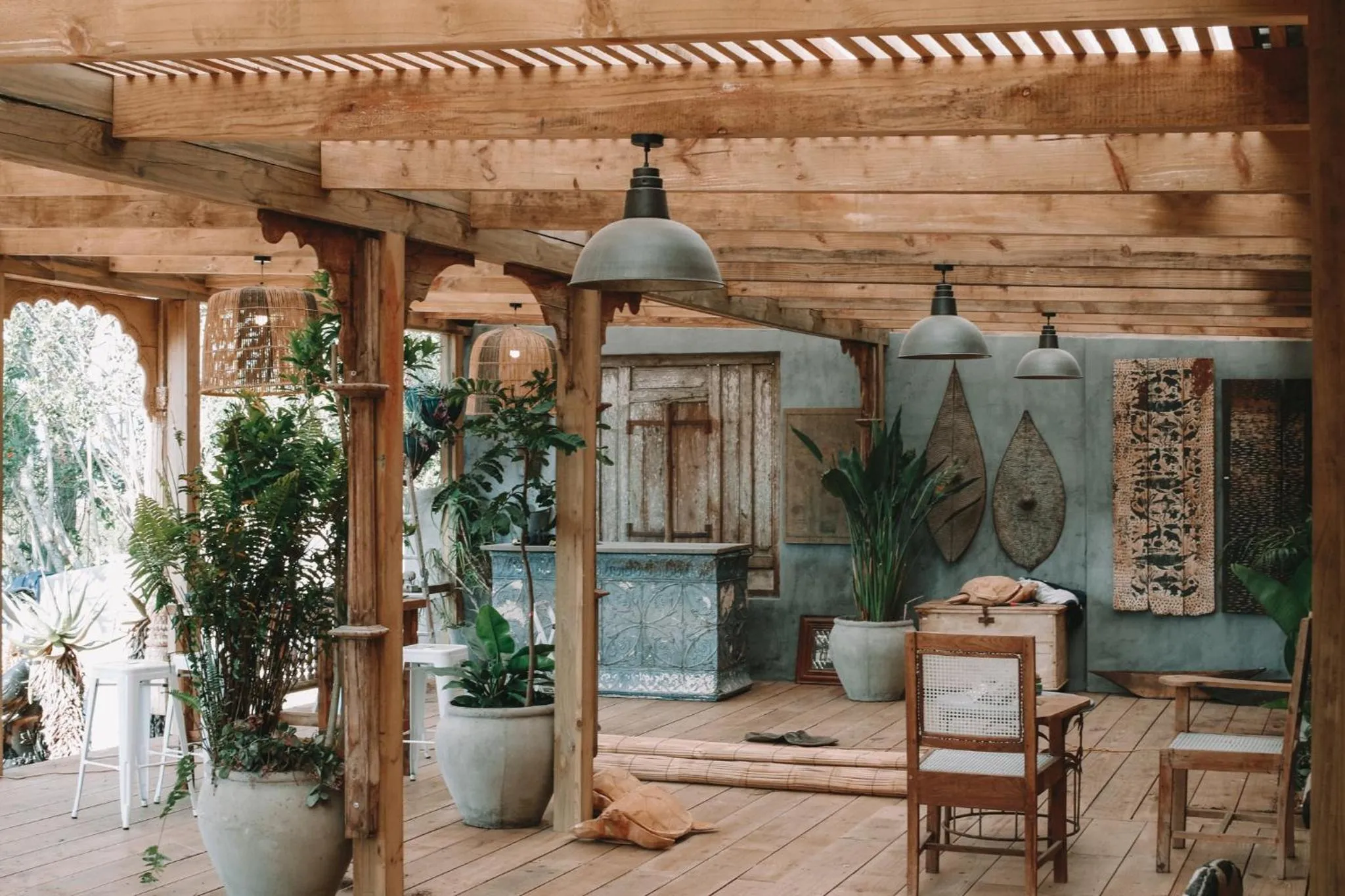 Patio in Emily Moon River Lodge