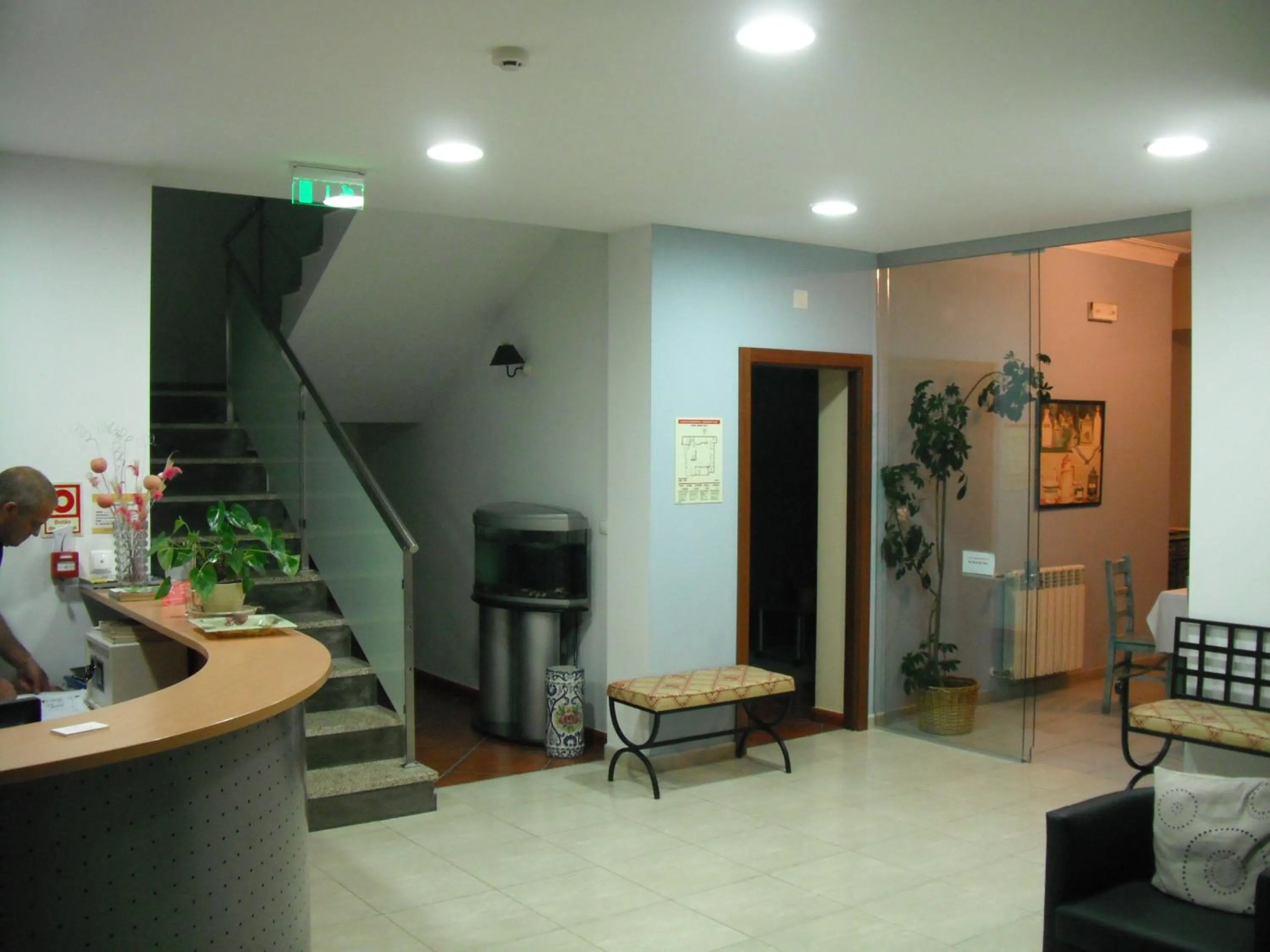 Lobby or reception in Hotel Minho Belo