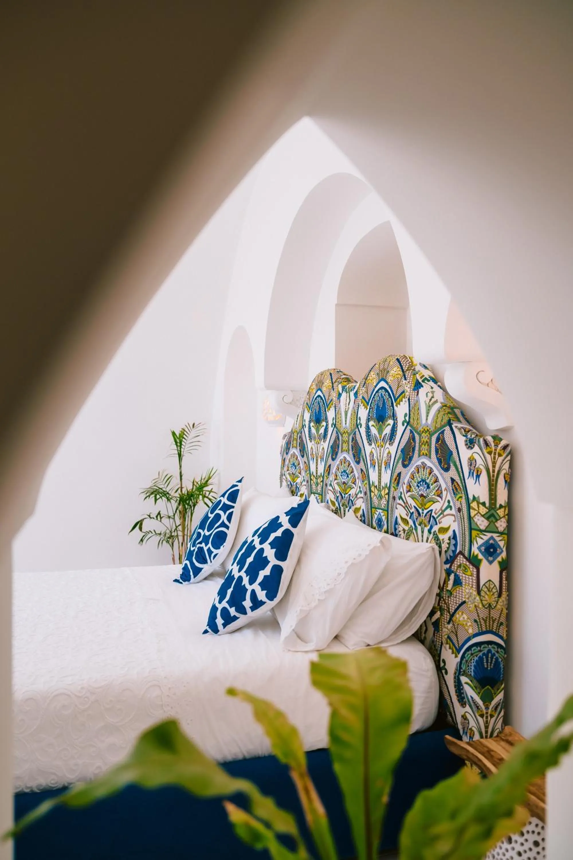 Bed in Villa Mary Suites