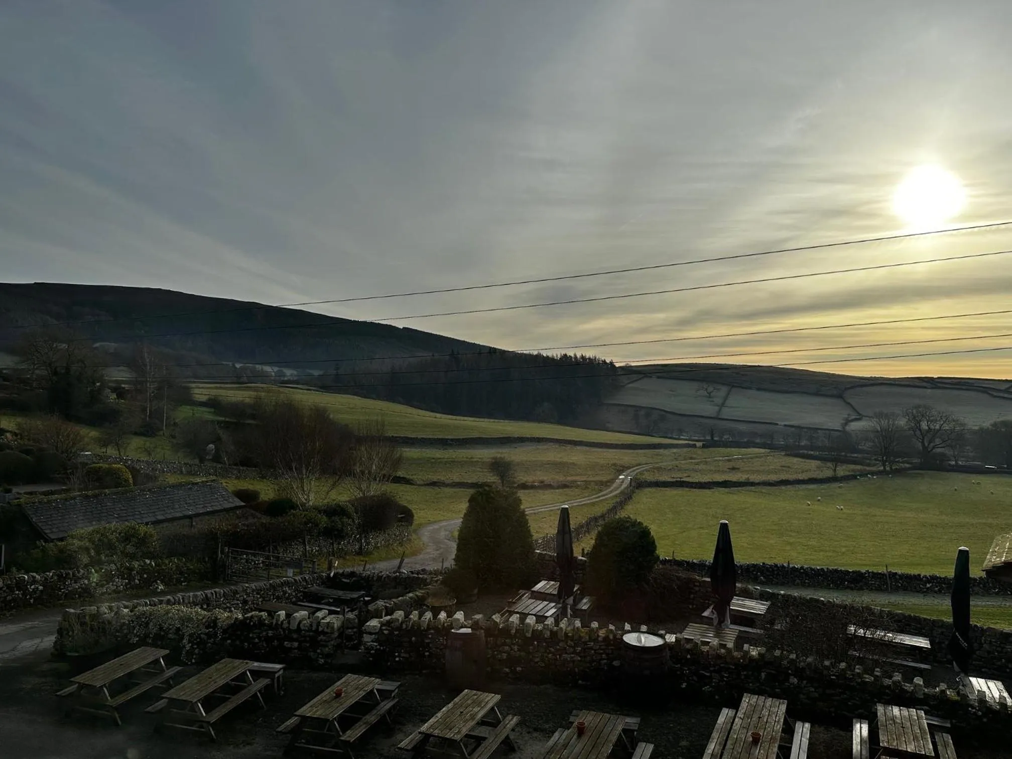 Sunrise in New Inn Appletreewick