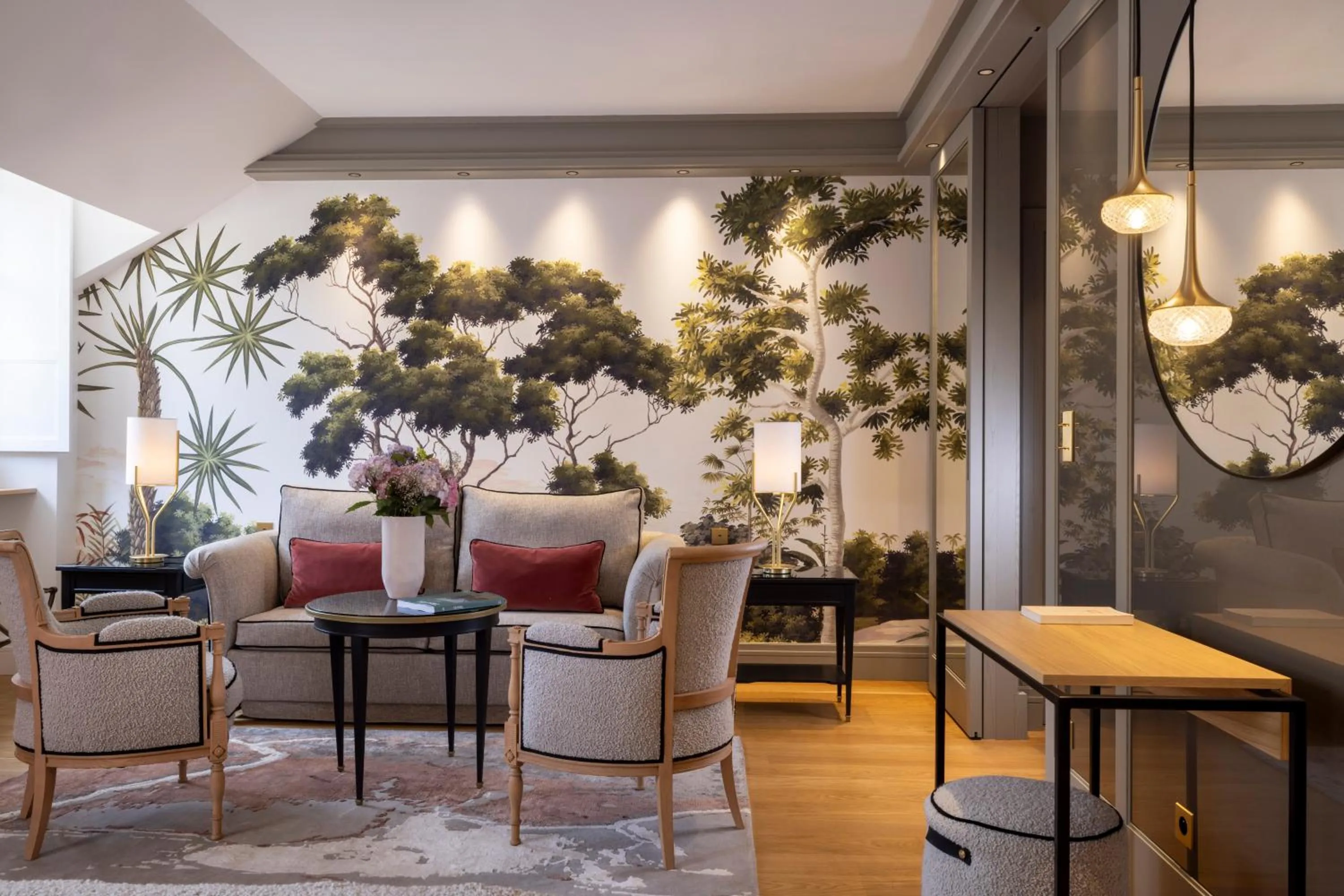 Living room in Hôtel & Spa de La Bretesche