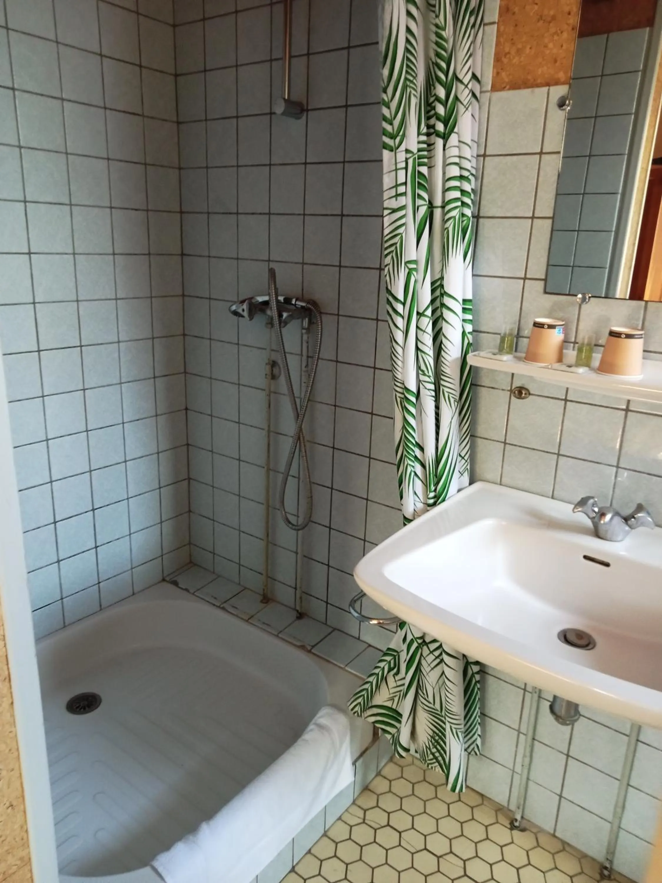 Shower in L'Auberge de Lugos