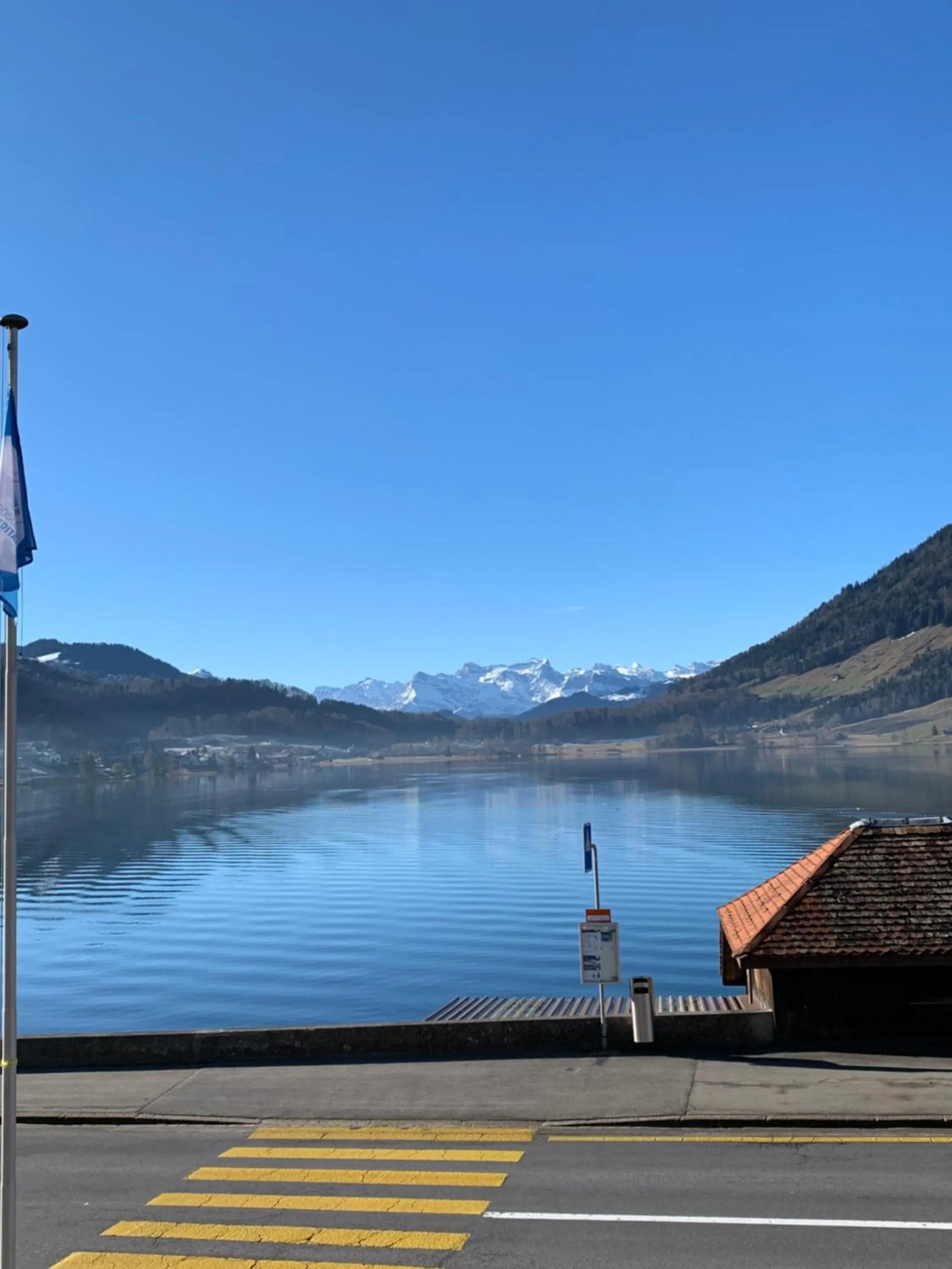 Lake view in Hotel - Restaurant Eierhals am Ägerisee