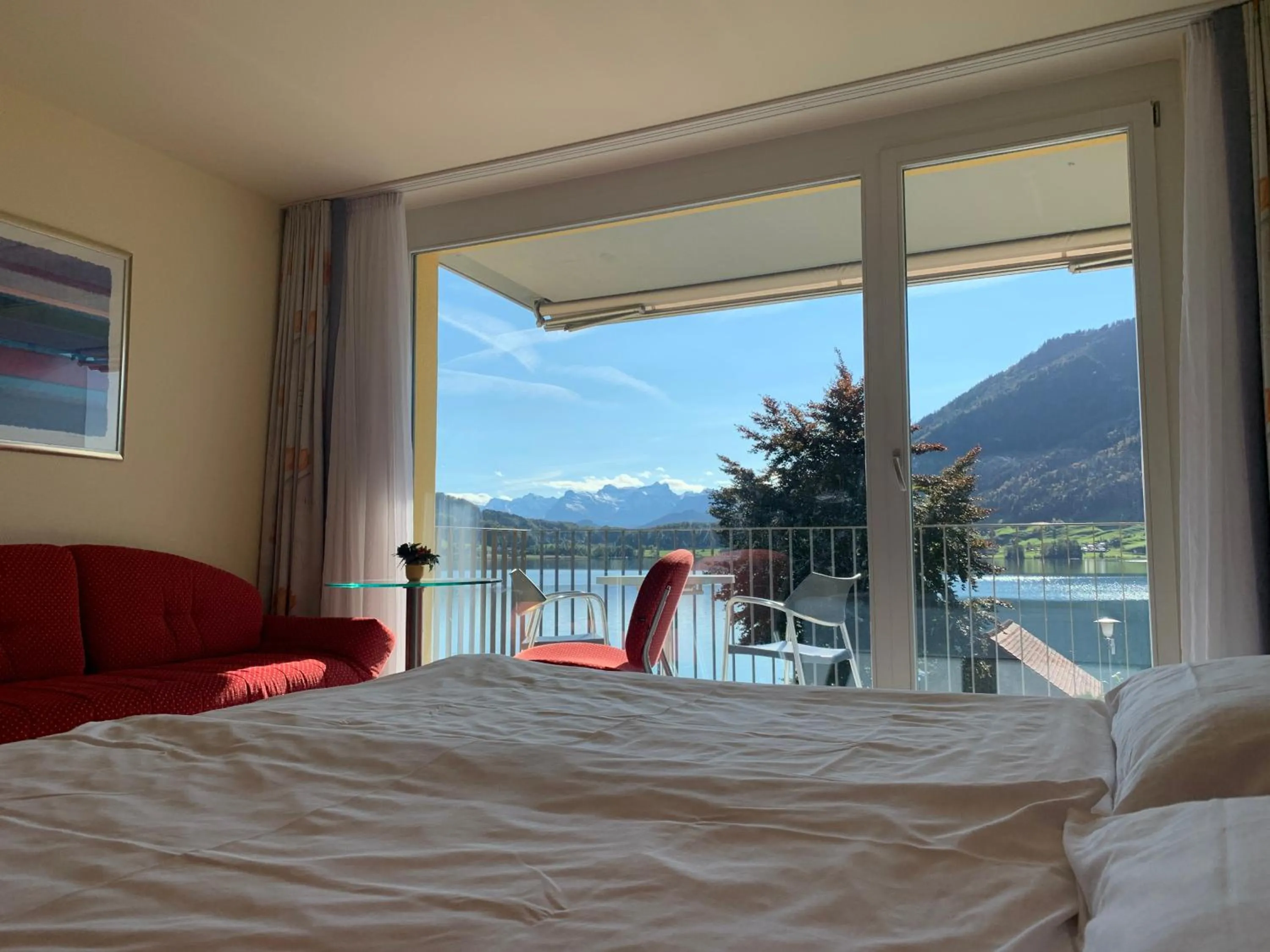 Summer, Bed in Hotel - Restaurant Eierhals am Ägerisee