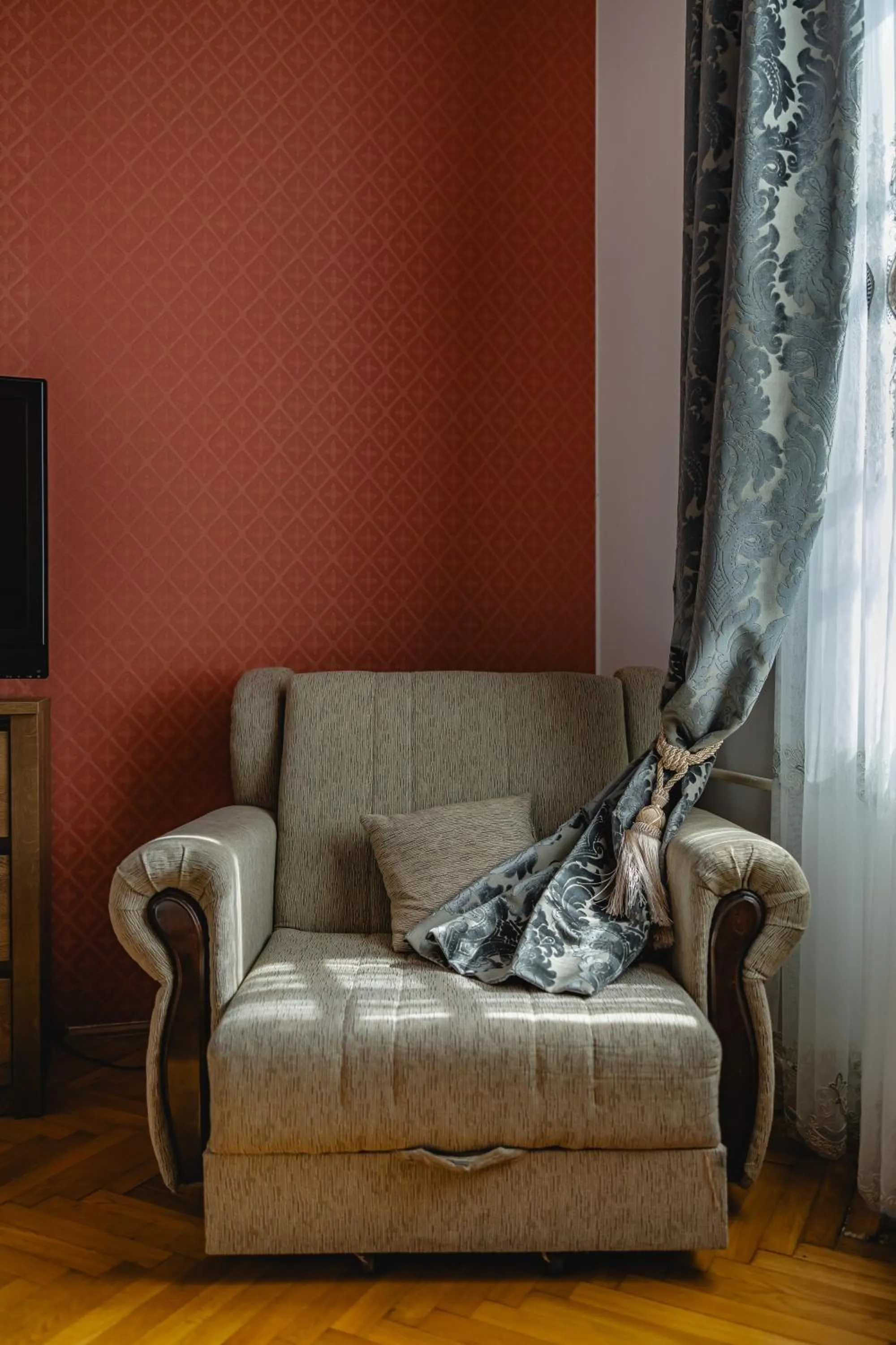 Seating area in Le Petit Chateau