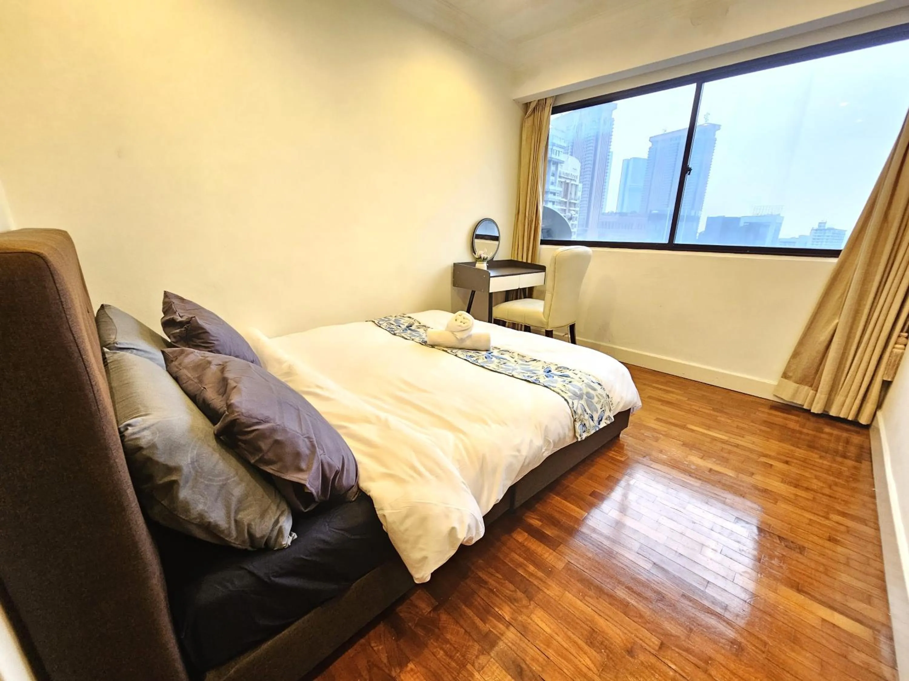 Bed in Bukit Bintang Apartment by Sarah's Lodge @ Fahrenheit88