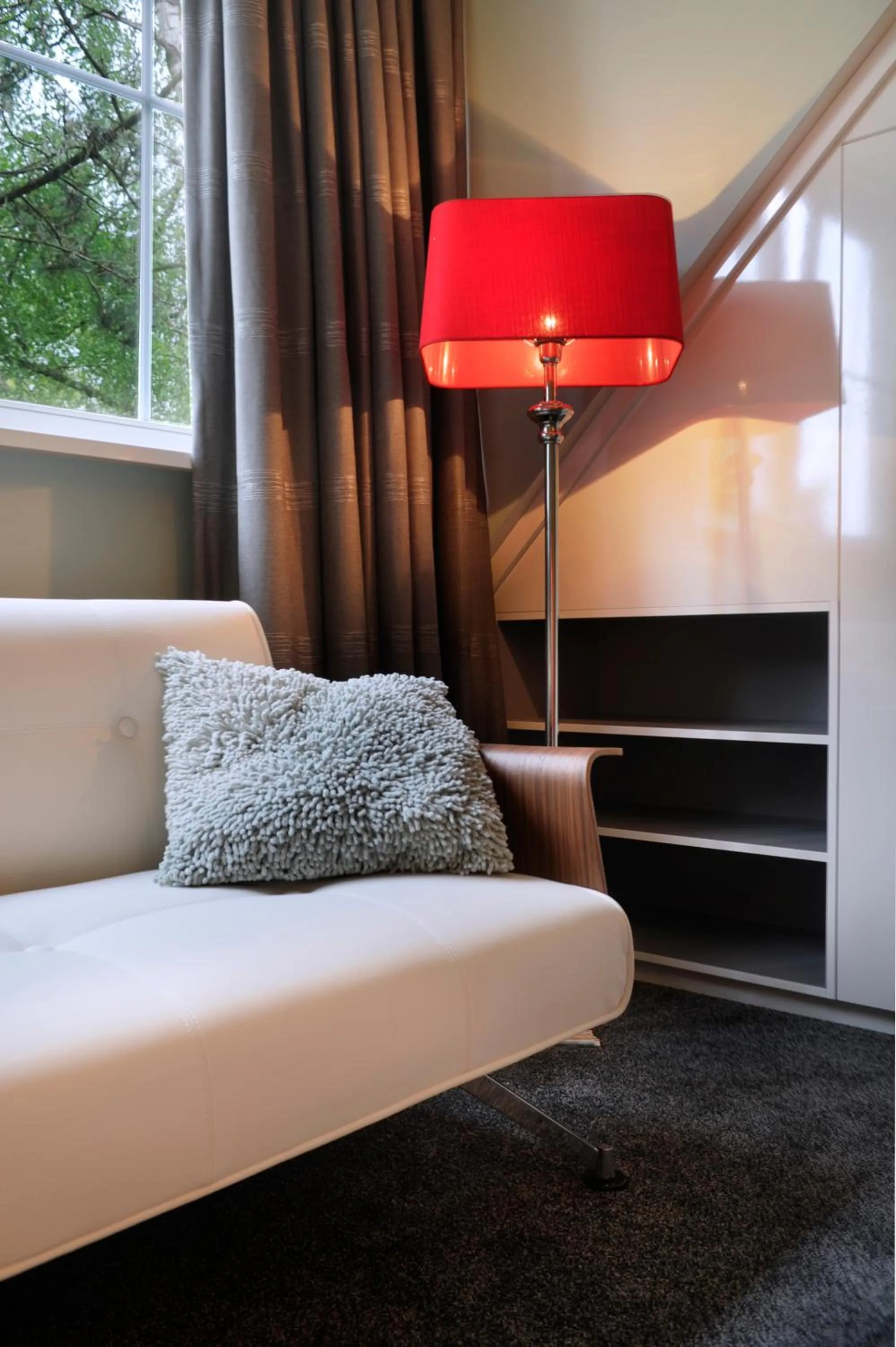 Seating area, Bed in Hotel Trix