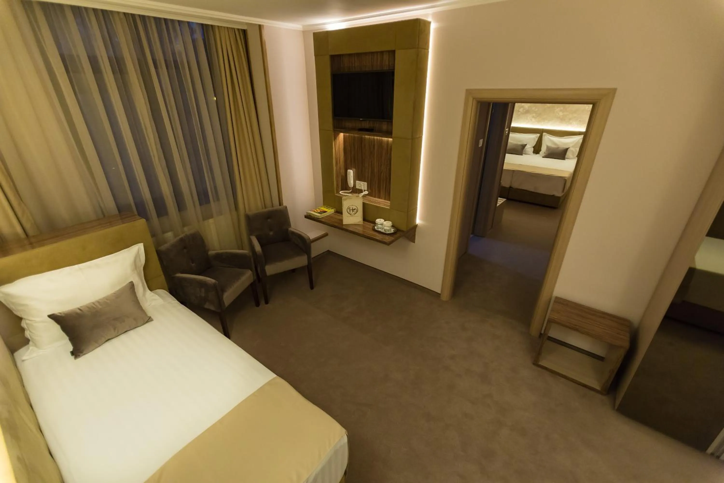 Bed in Hotel Orient Braila