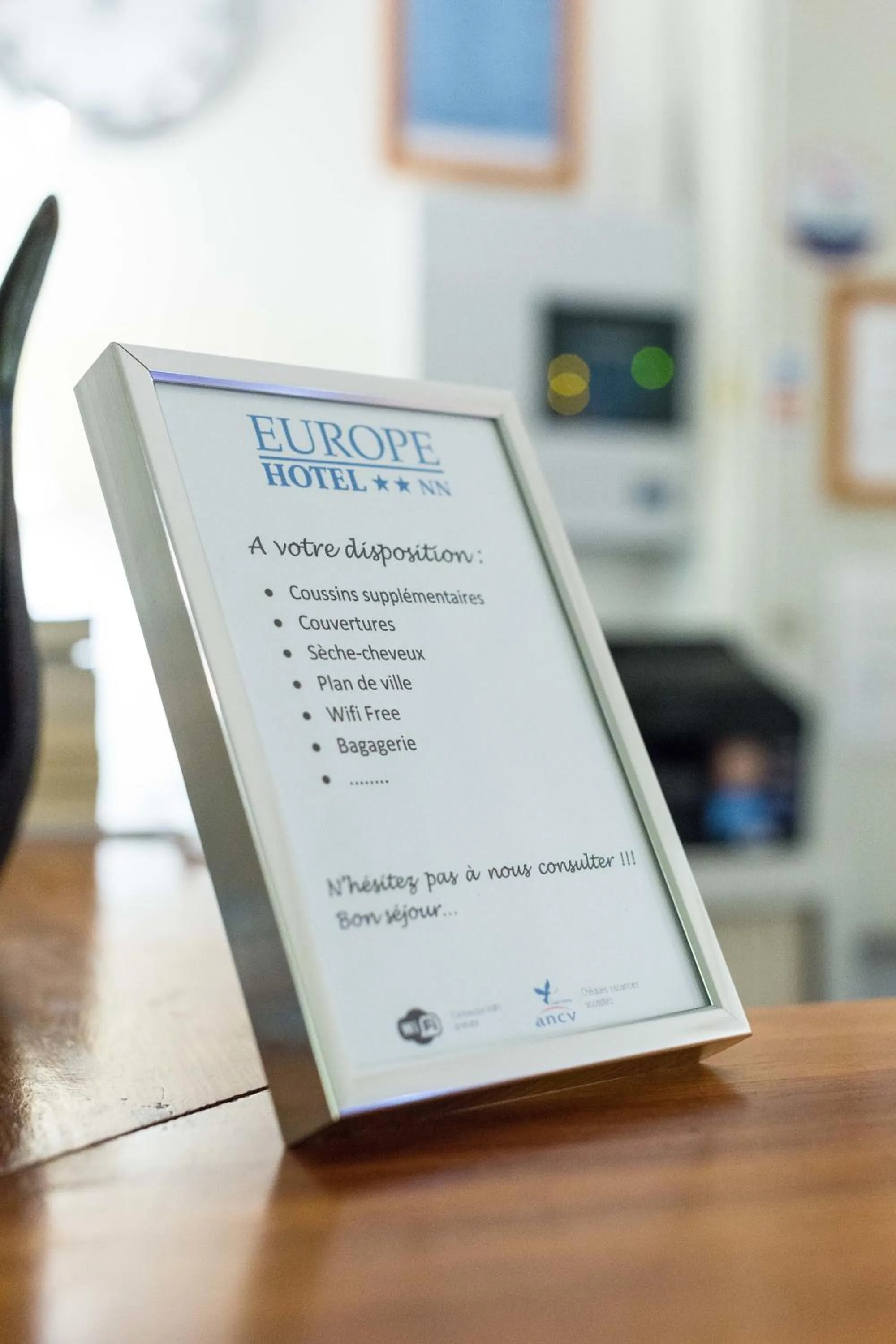 Decorative detail in Europe Hotel Vieux Port