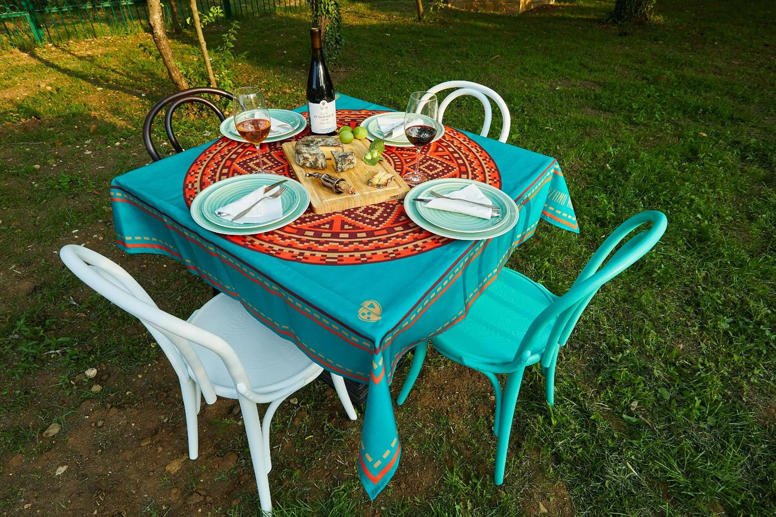 Garden in Ethno Sazano Hotel