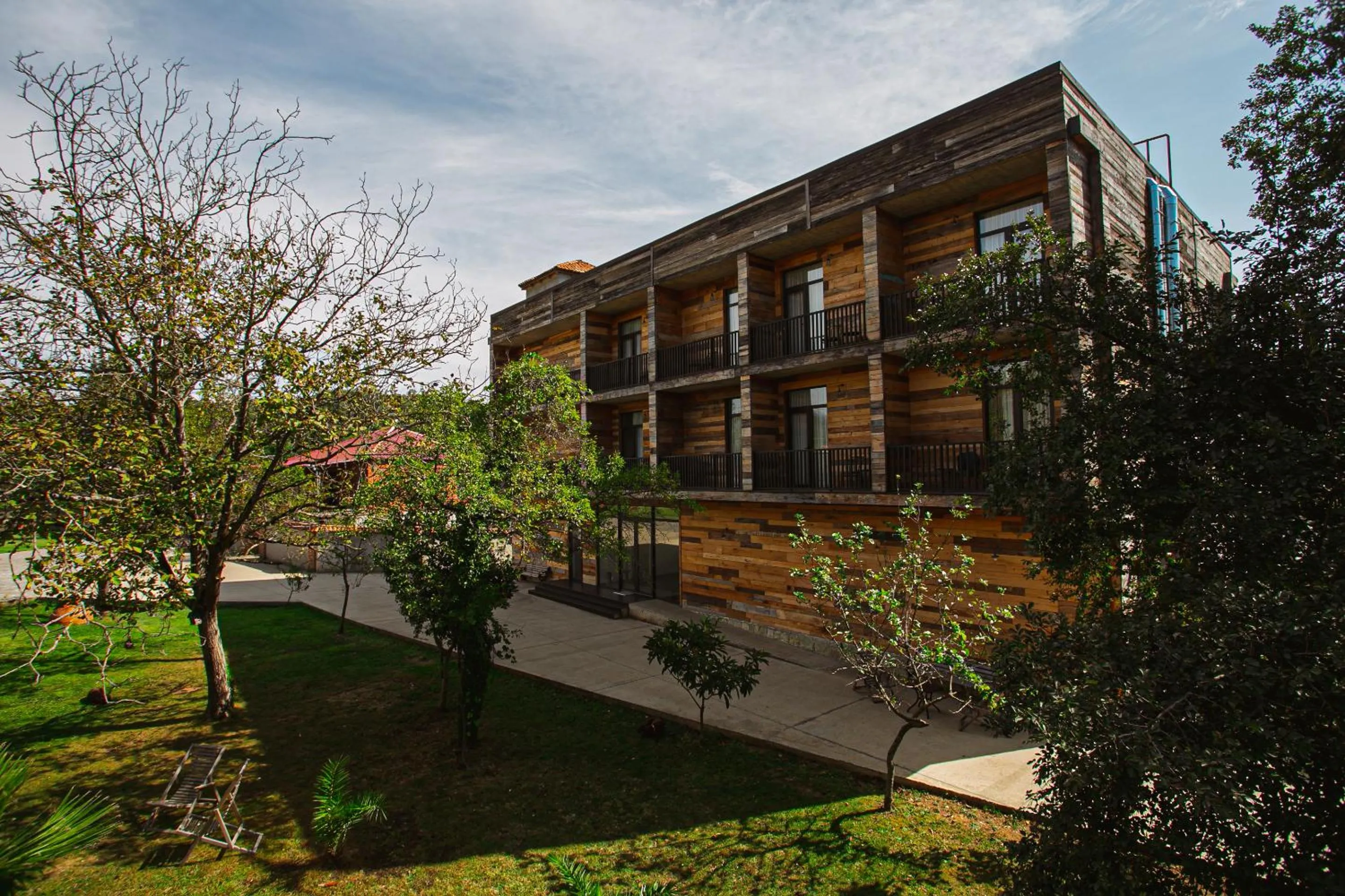 Bird's eye view in Ethno Sazano Hotel