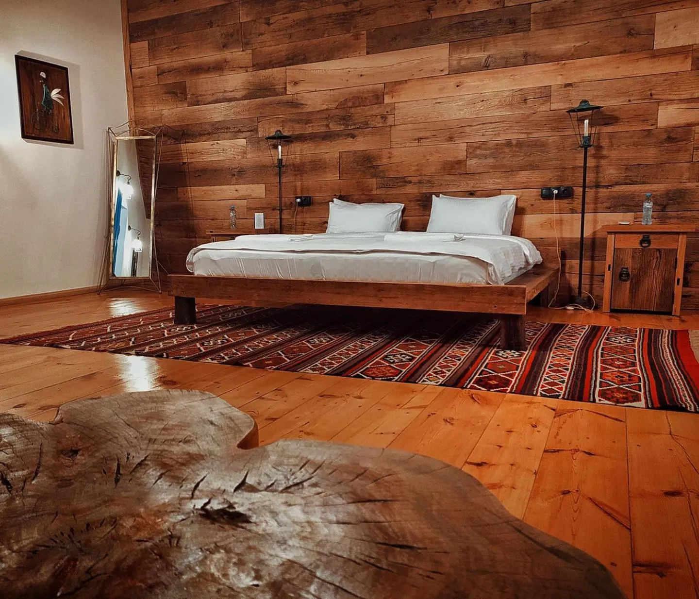 Photo of the whole room, Bed in Ethno Sazano Hotel