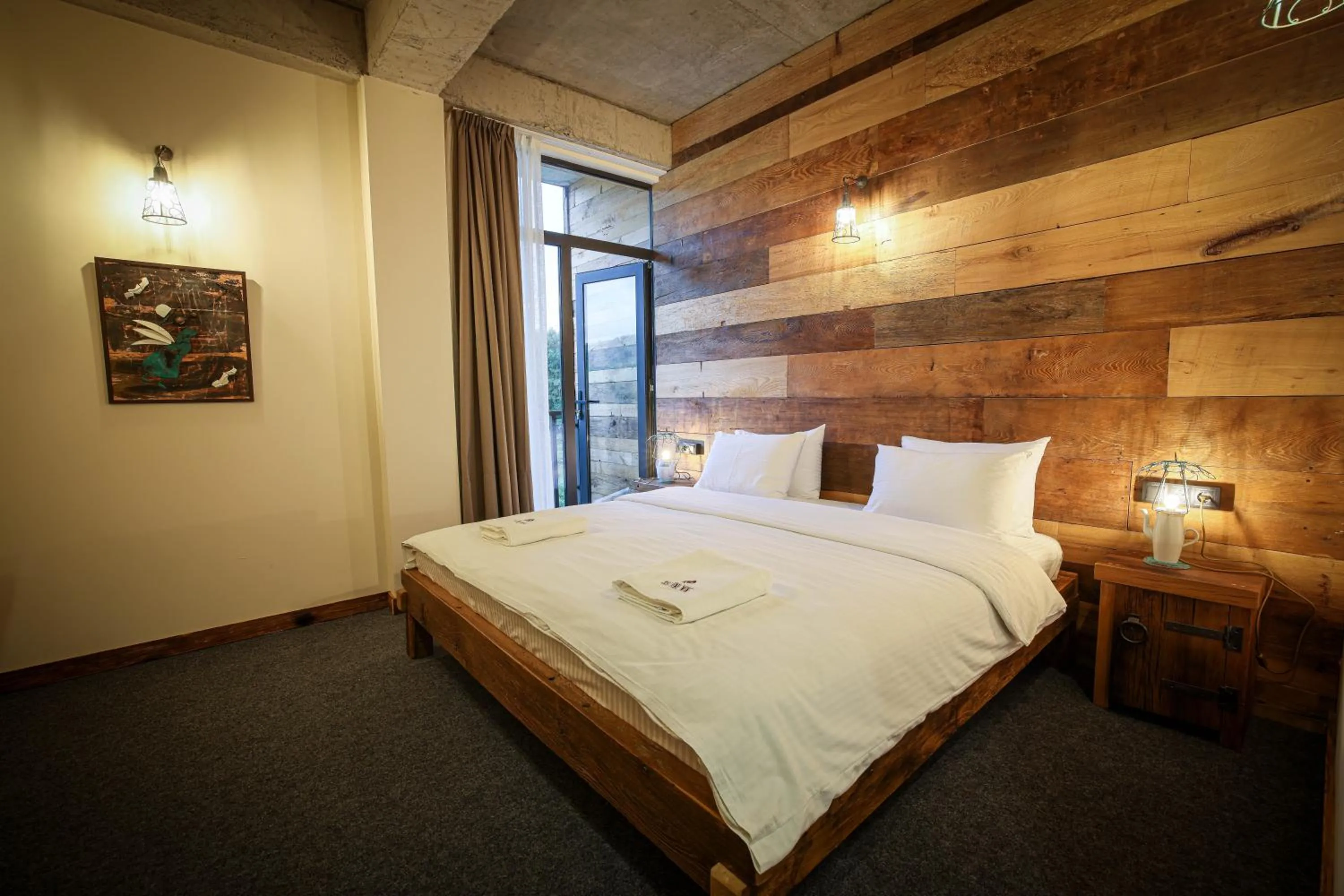 Bedroom, Bed in Ethno Sazano Hotel