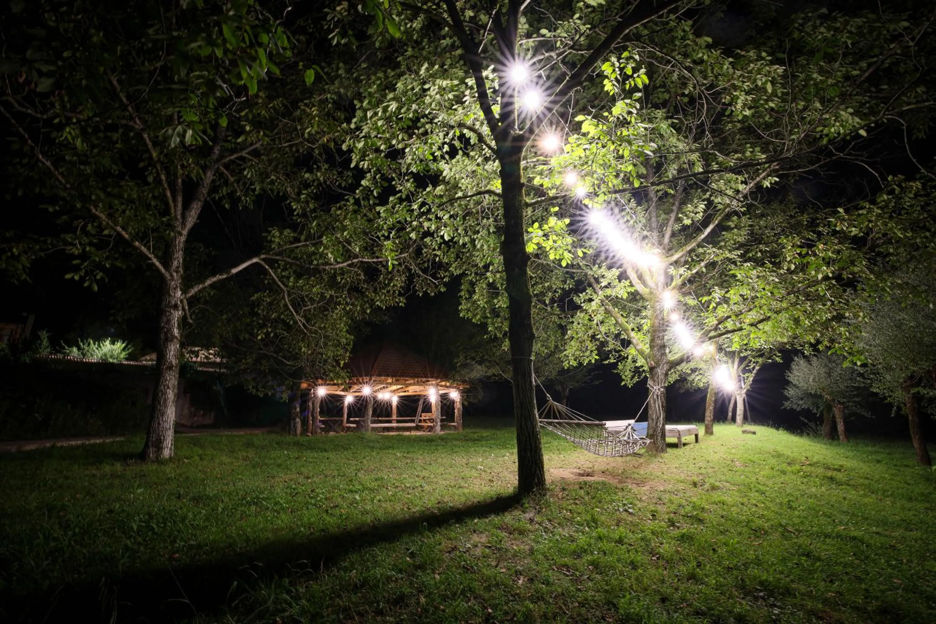 Garden in Ethno Sazano Hotel