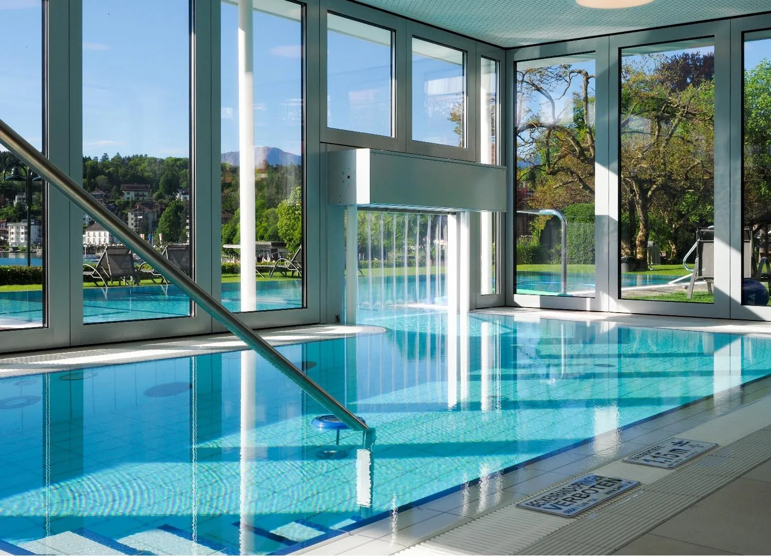 Swimming pool in Seehotel Engstler