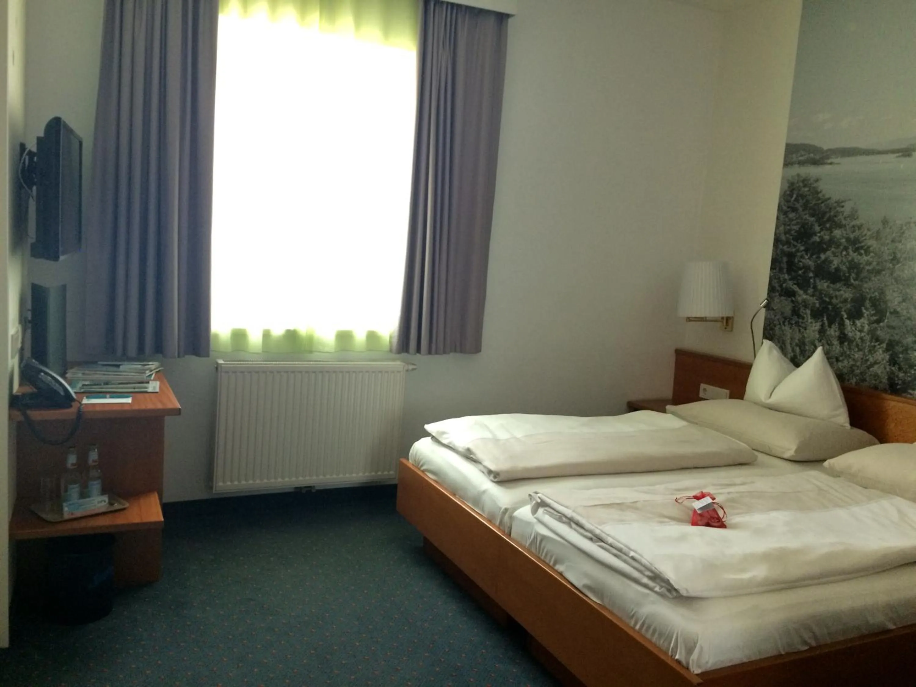 Bed in Seehotel Engstler