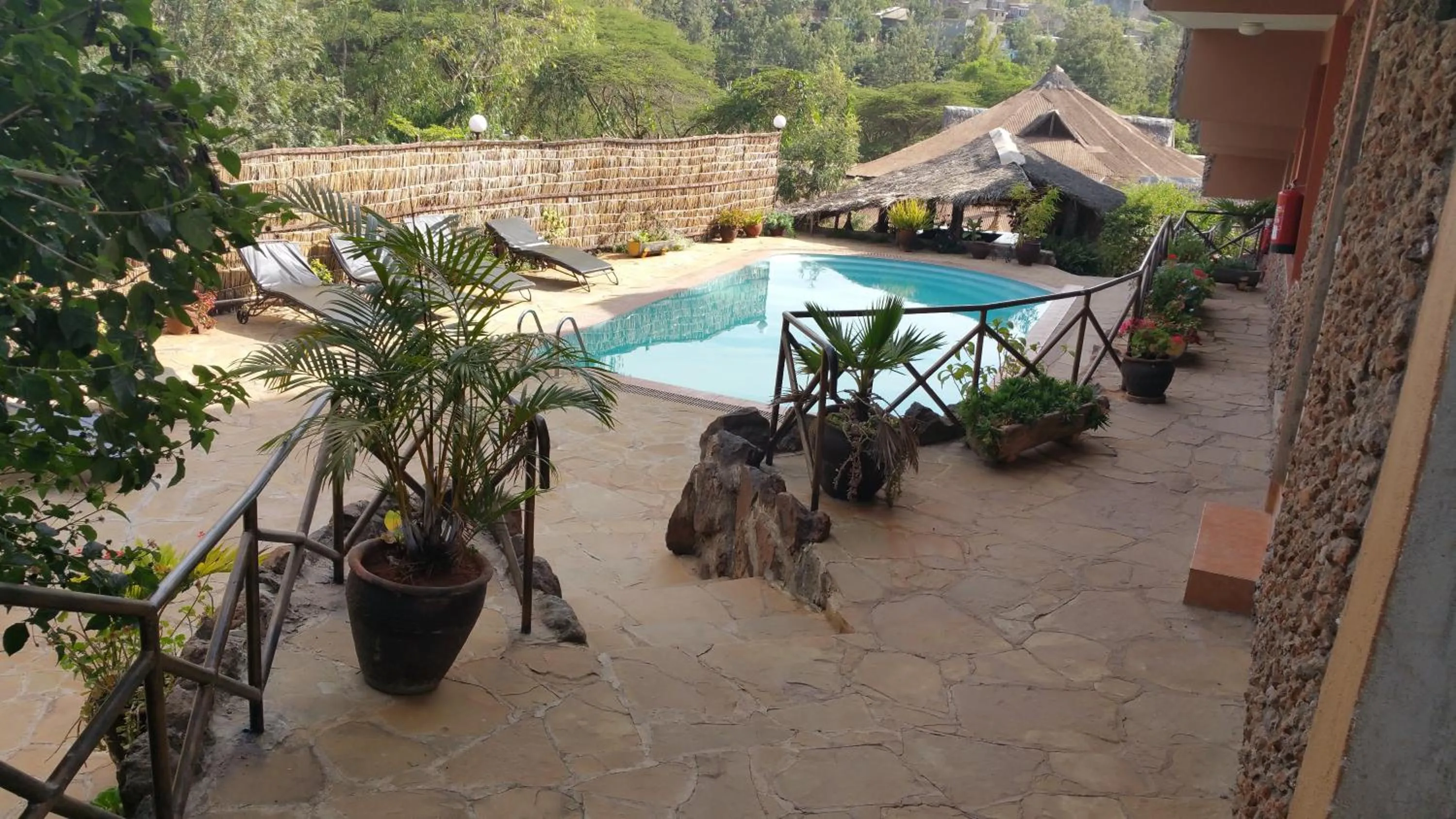 Swimming pool in Osoita Lodge