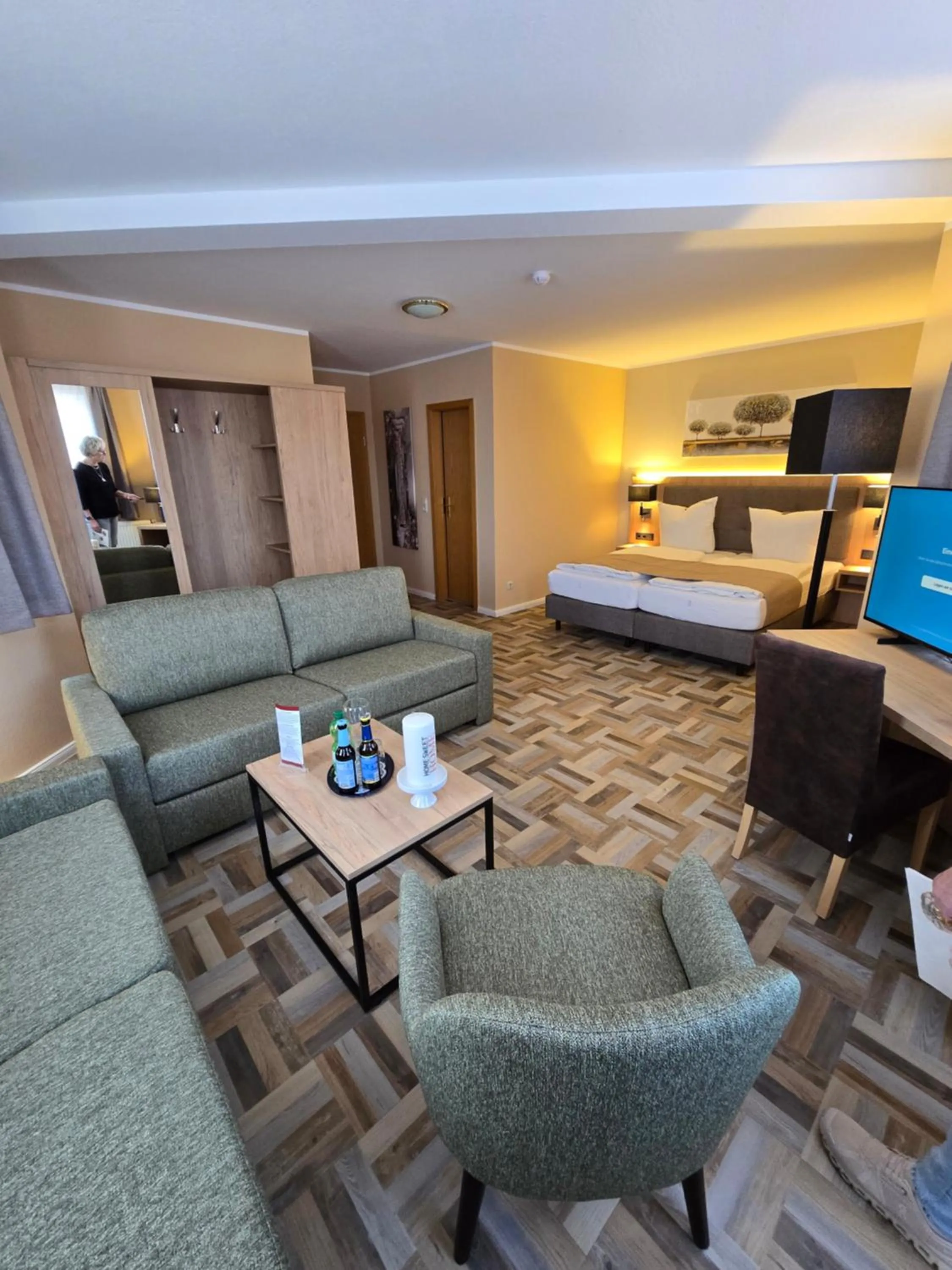 Photo of the whole room, Bed in Landgasthaus Zander