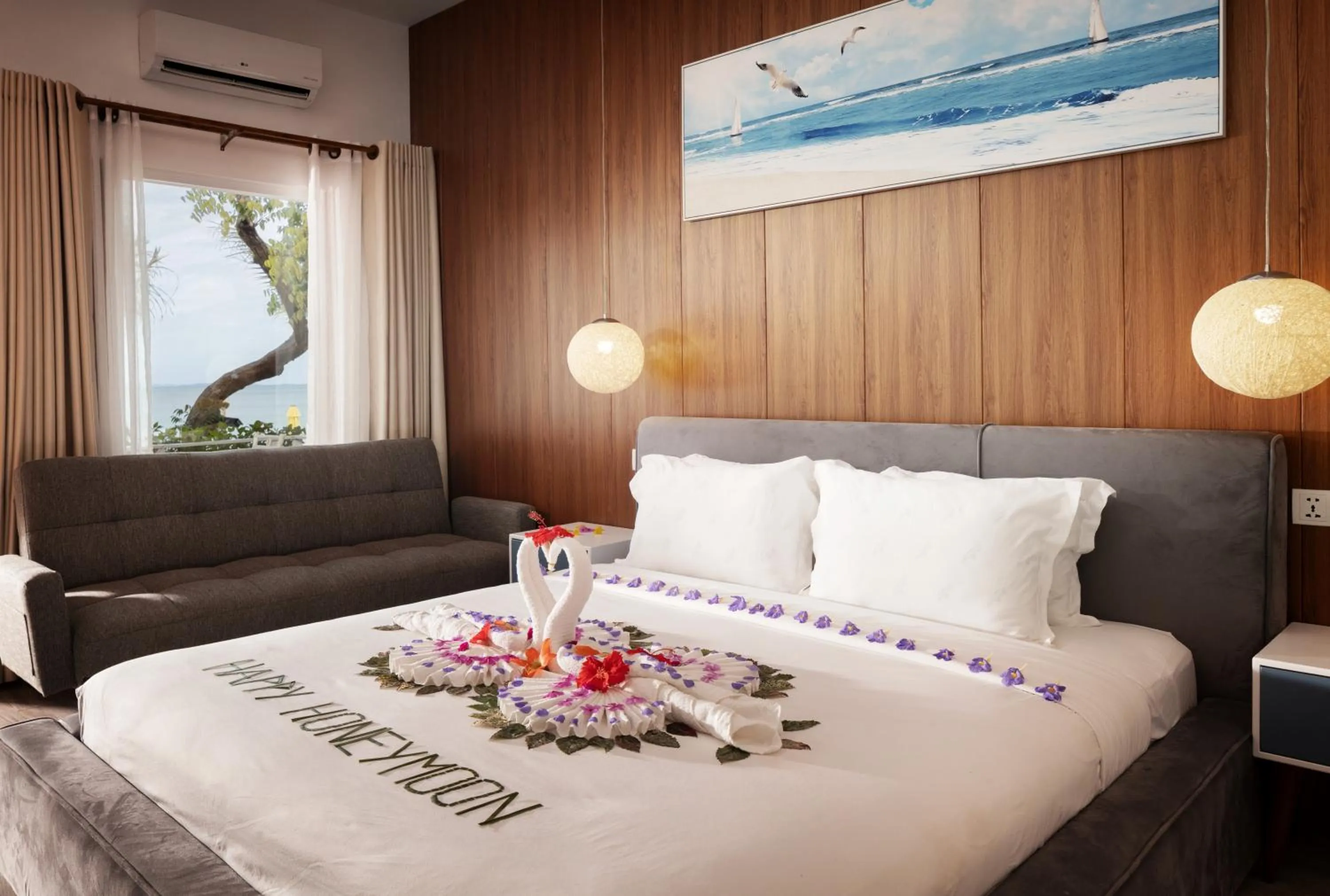Bedroom, Bed in One Beach Resort by EHM