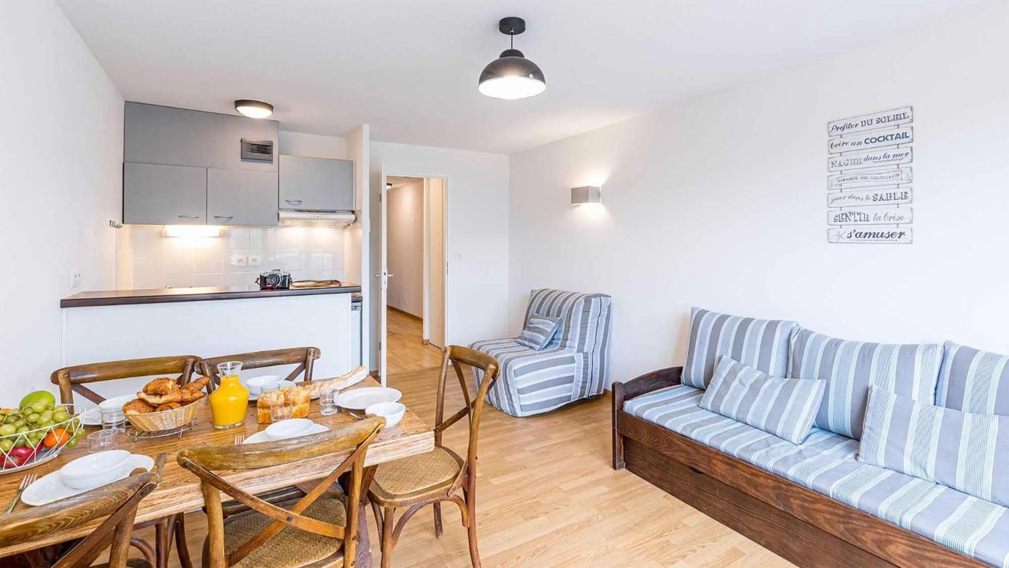 Dining area in Madame Vacances Les Rives Marines