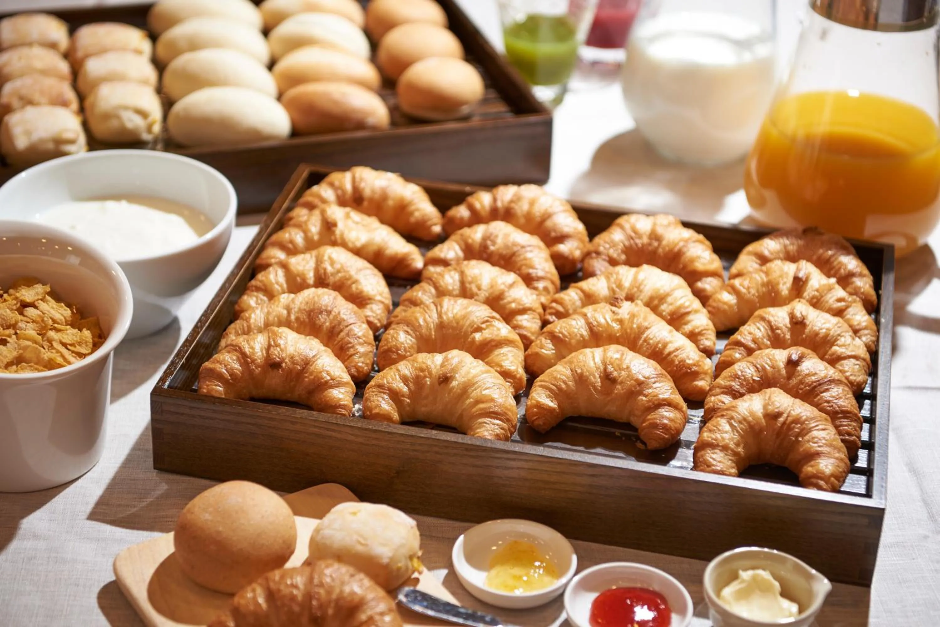 Buffet breakfast in Keio Presso Inn Nihonbashi Kayabacho