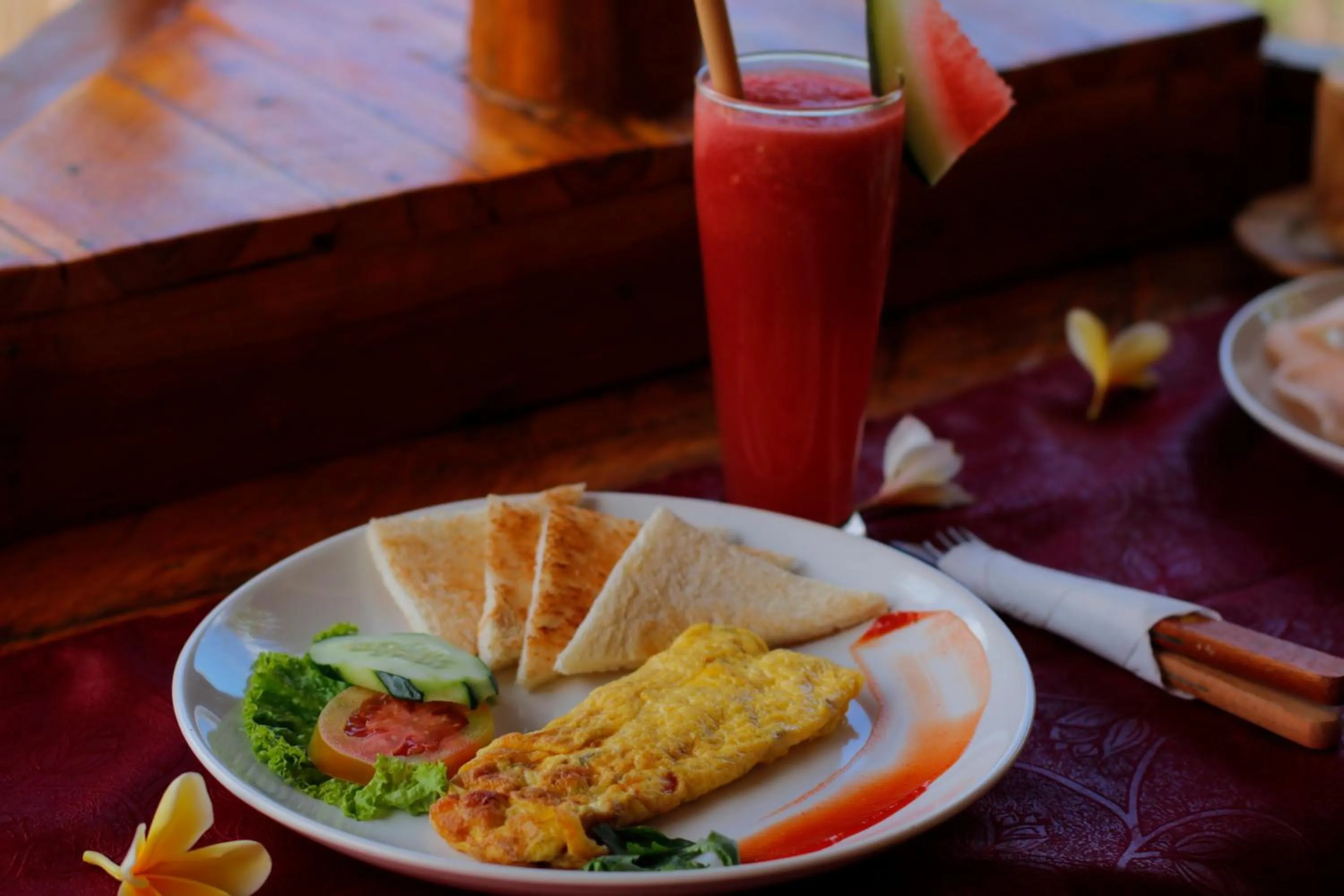 Breakfast in The Tamban Jukung