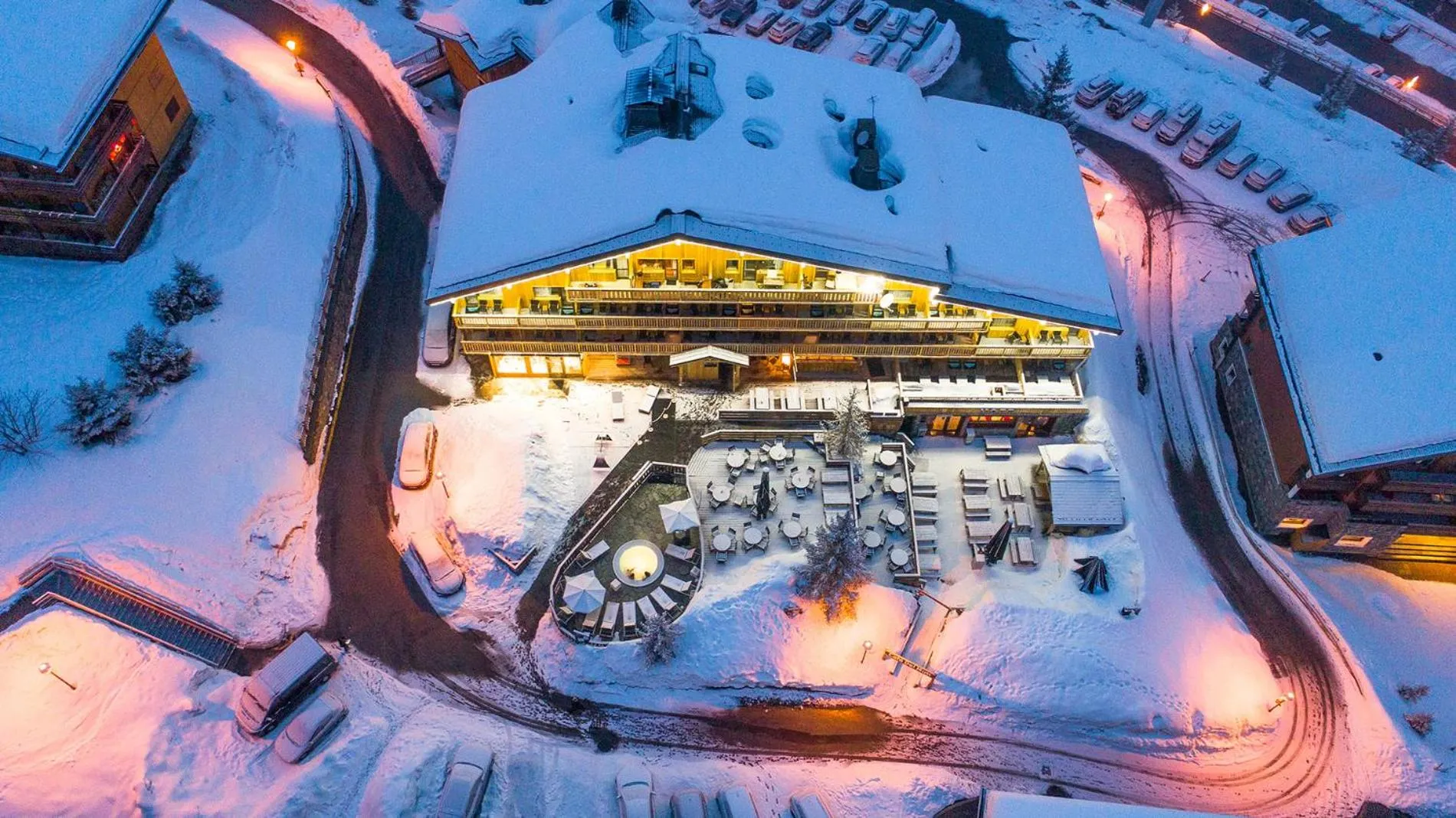 Bird's eye view in Madame Vacances Hôtel & Spa Le Mottaret
