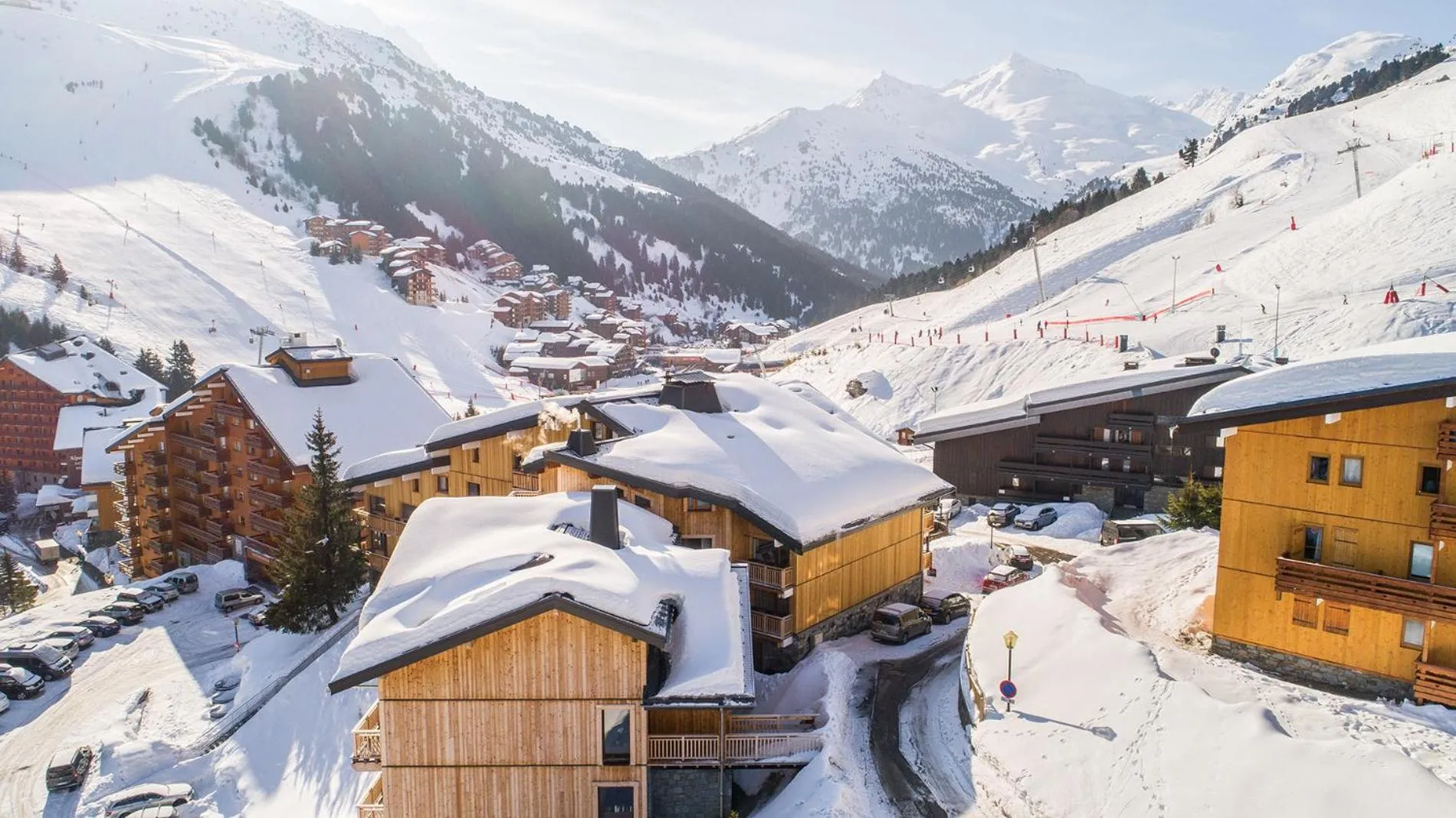 Mountain view in Madame Vacances Hôtel & Spa Le Mottaret