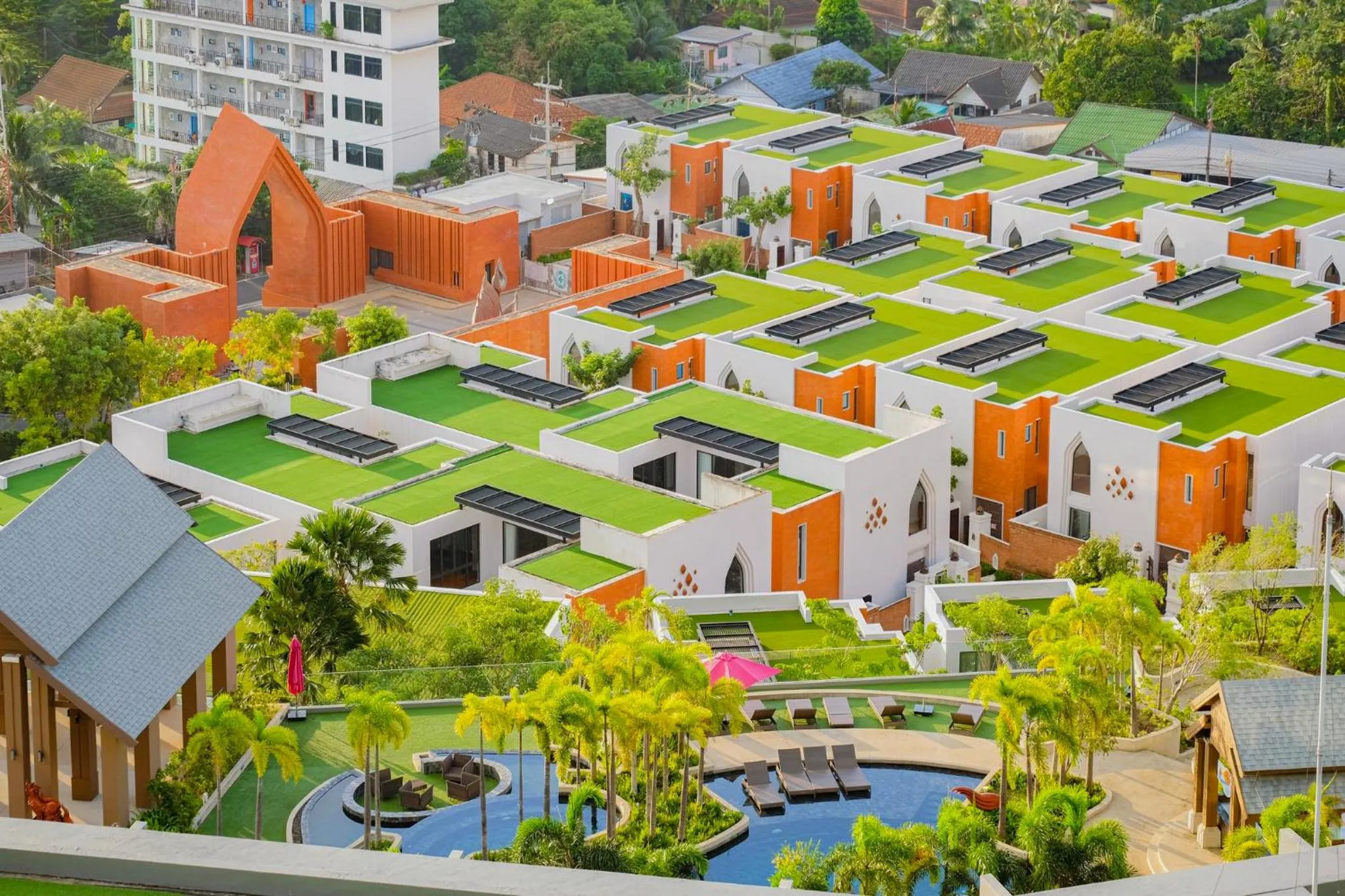 Bird's eye view in Mida Grande Resort Phuket Official Account