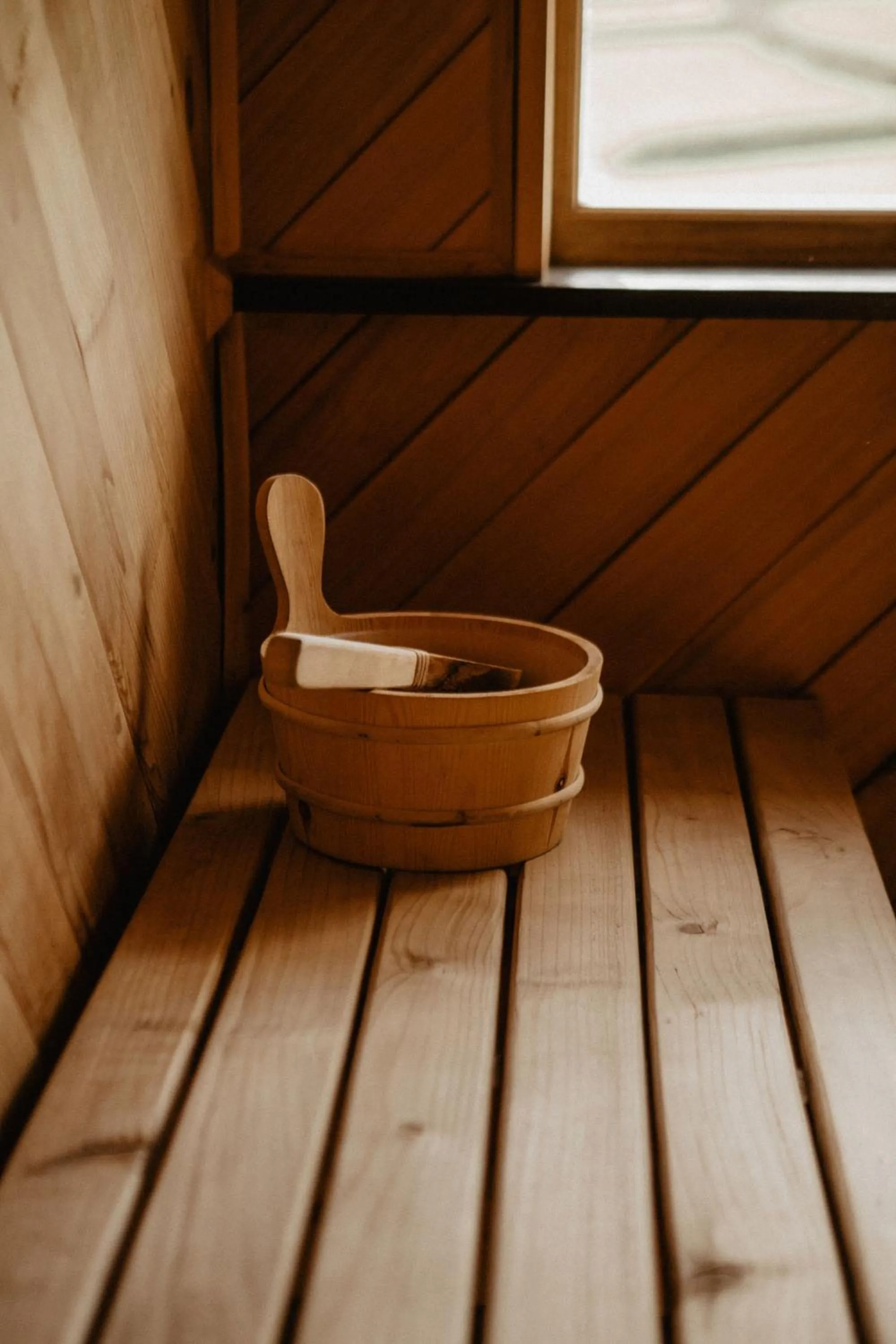 Sauna in Holwell Holistic Retreat