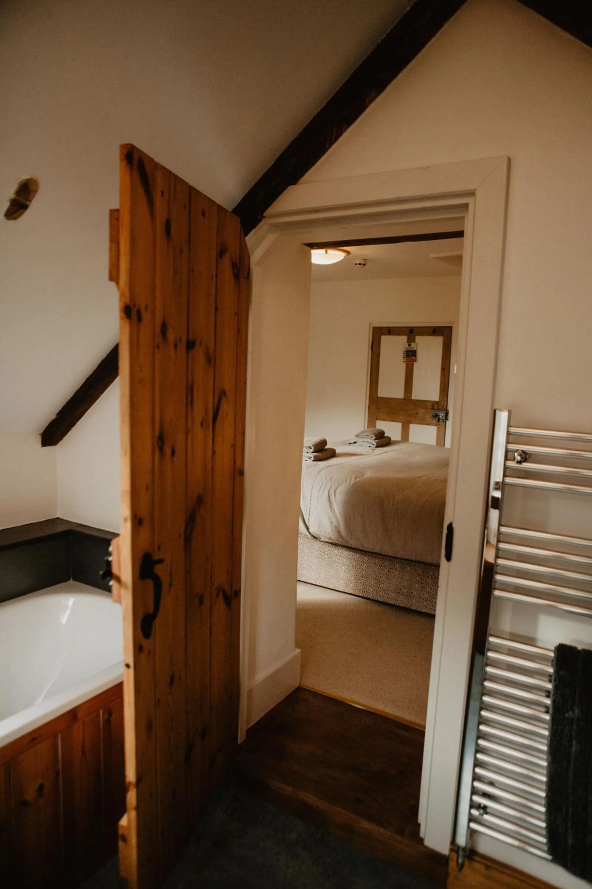 Bed in Holwell Holistic Retreat