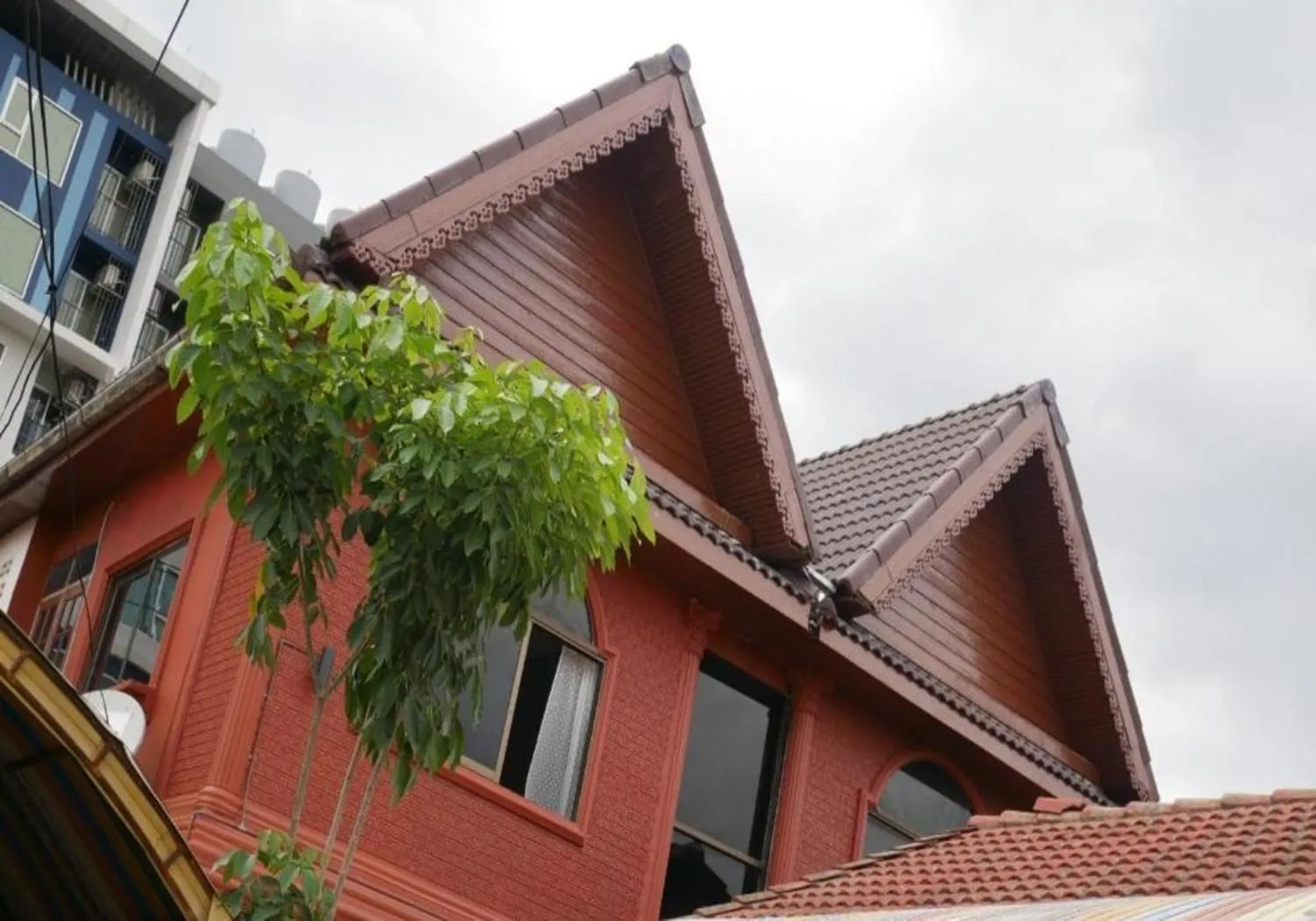 Property building in airport house