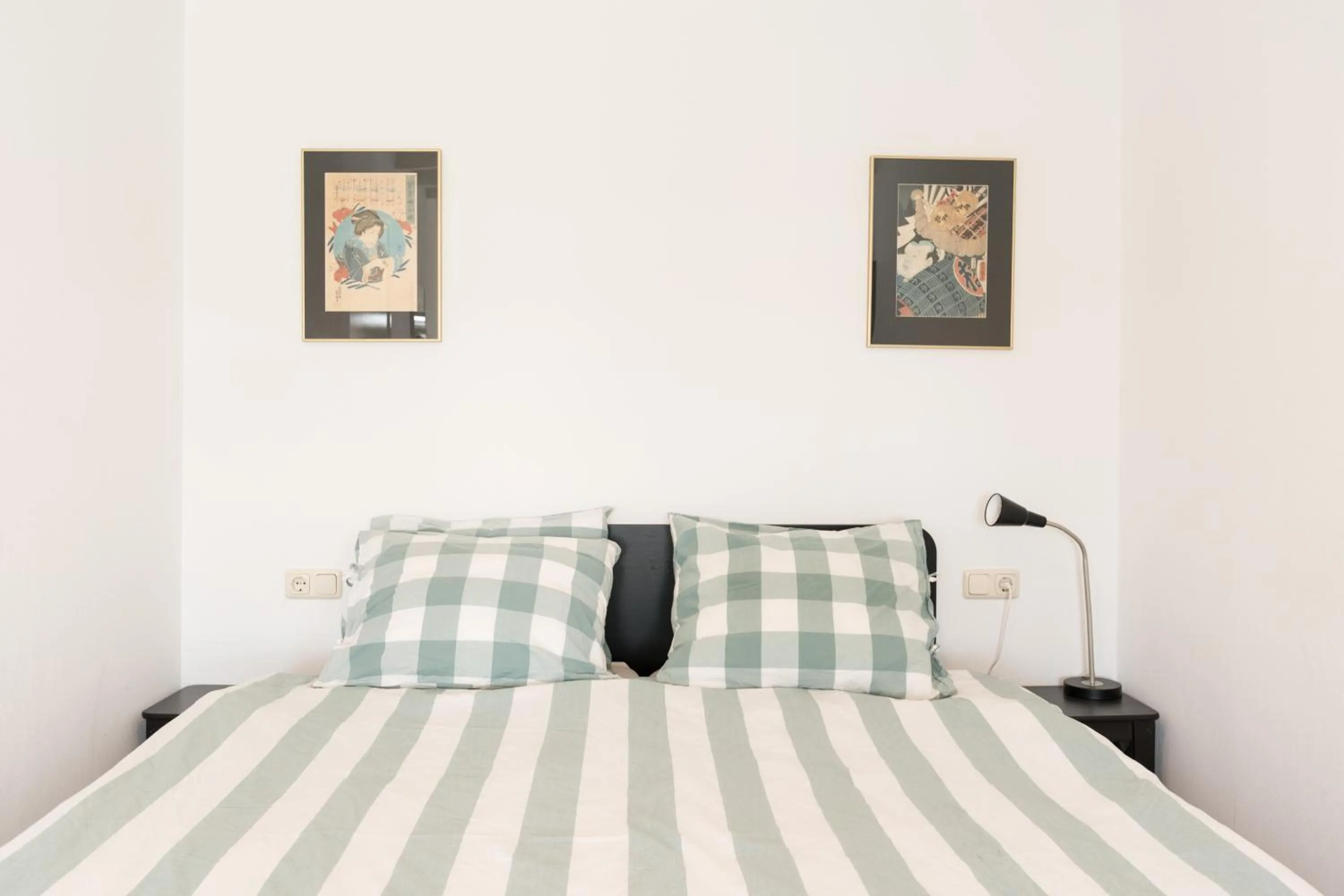 Bed in Central Rooftop Terrace Guest Suite