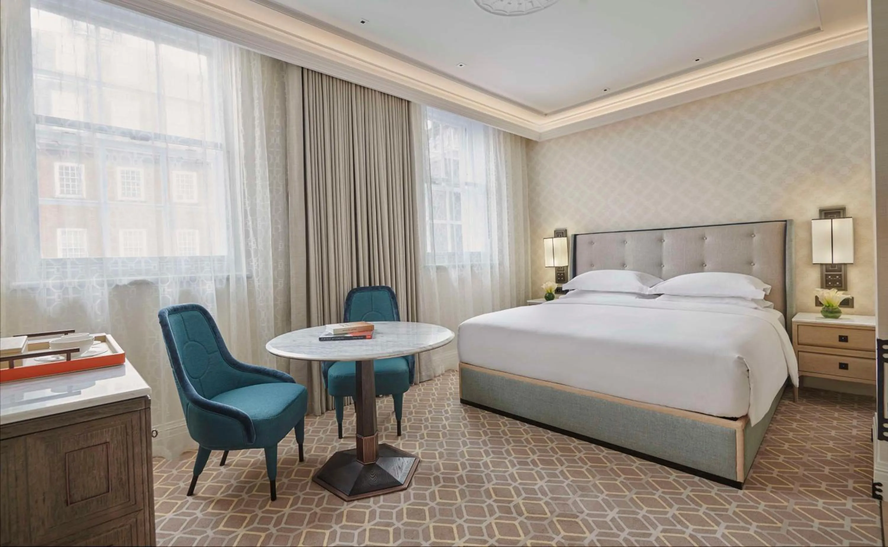 Bedroom, Bed in Great Scotland Yard Hotel, part of Hyatt