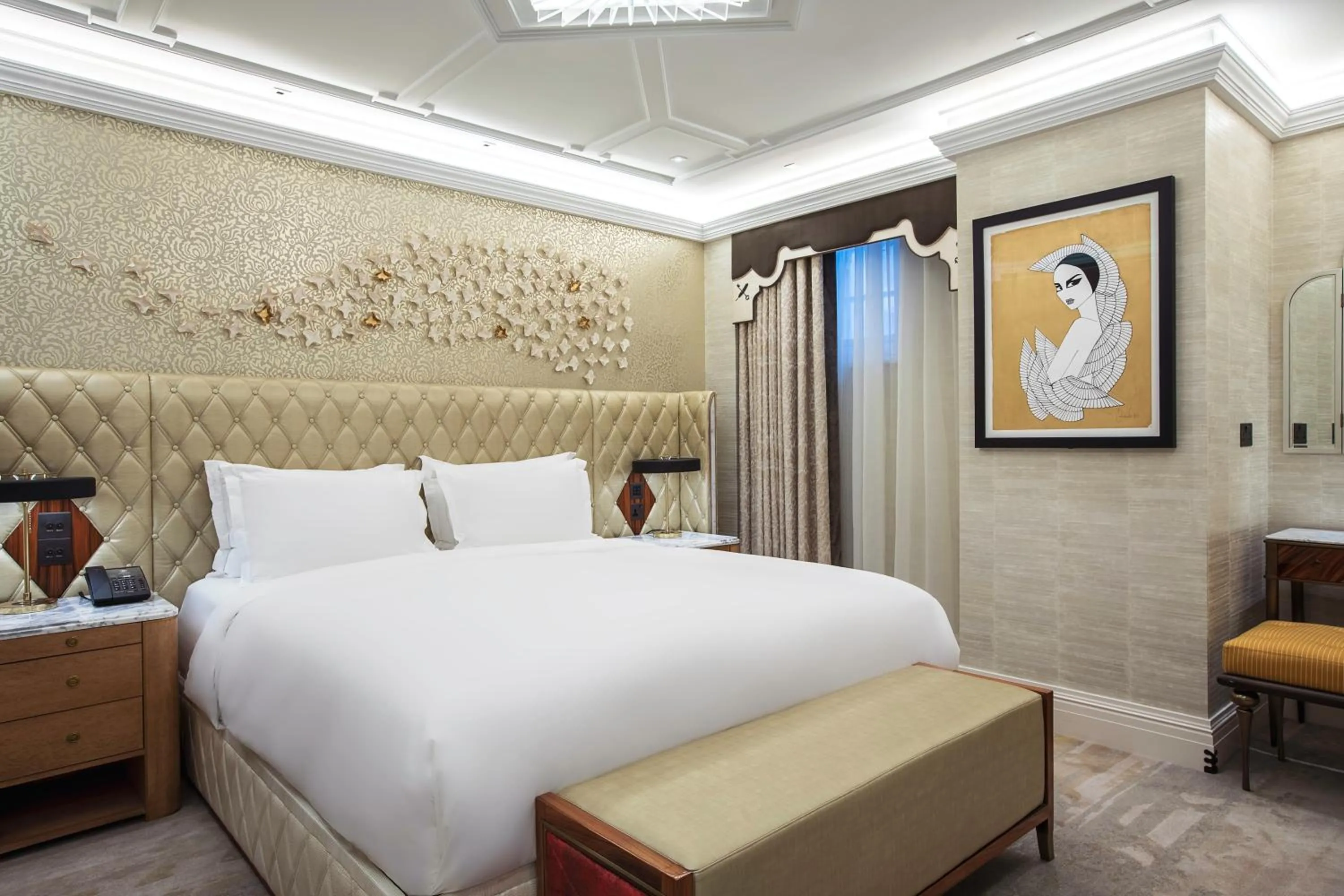 Bed in Great Scotland Yard Hotel, part of Hyatt