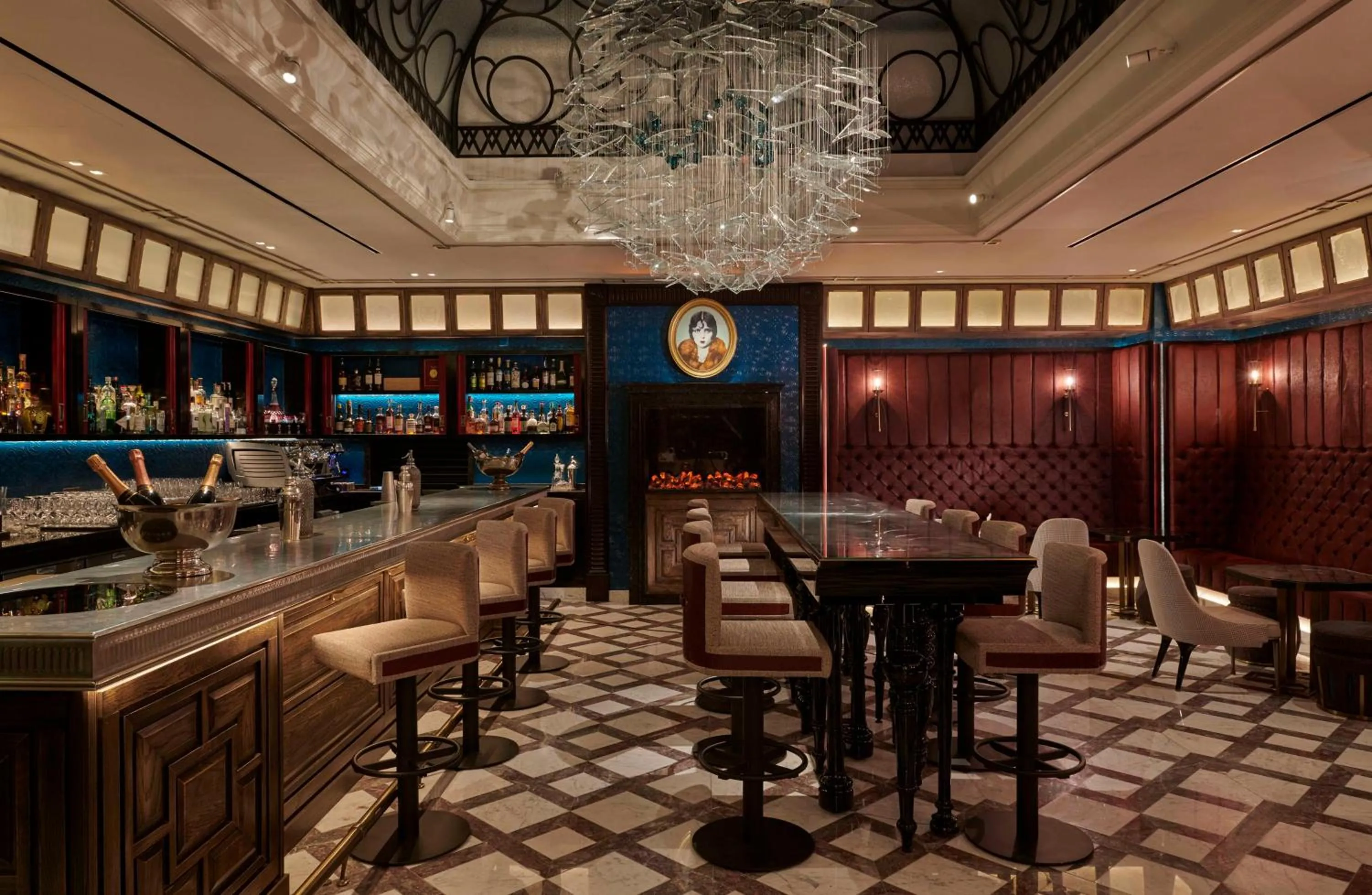 Pool view in Great Scotland Yard Hotel, part of Hyatt