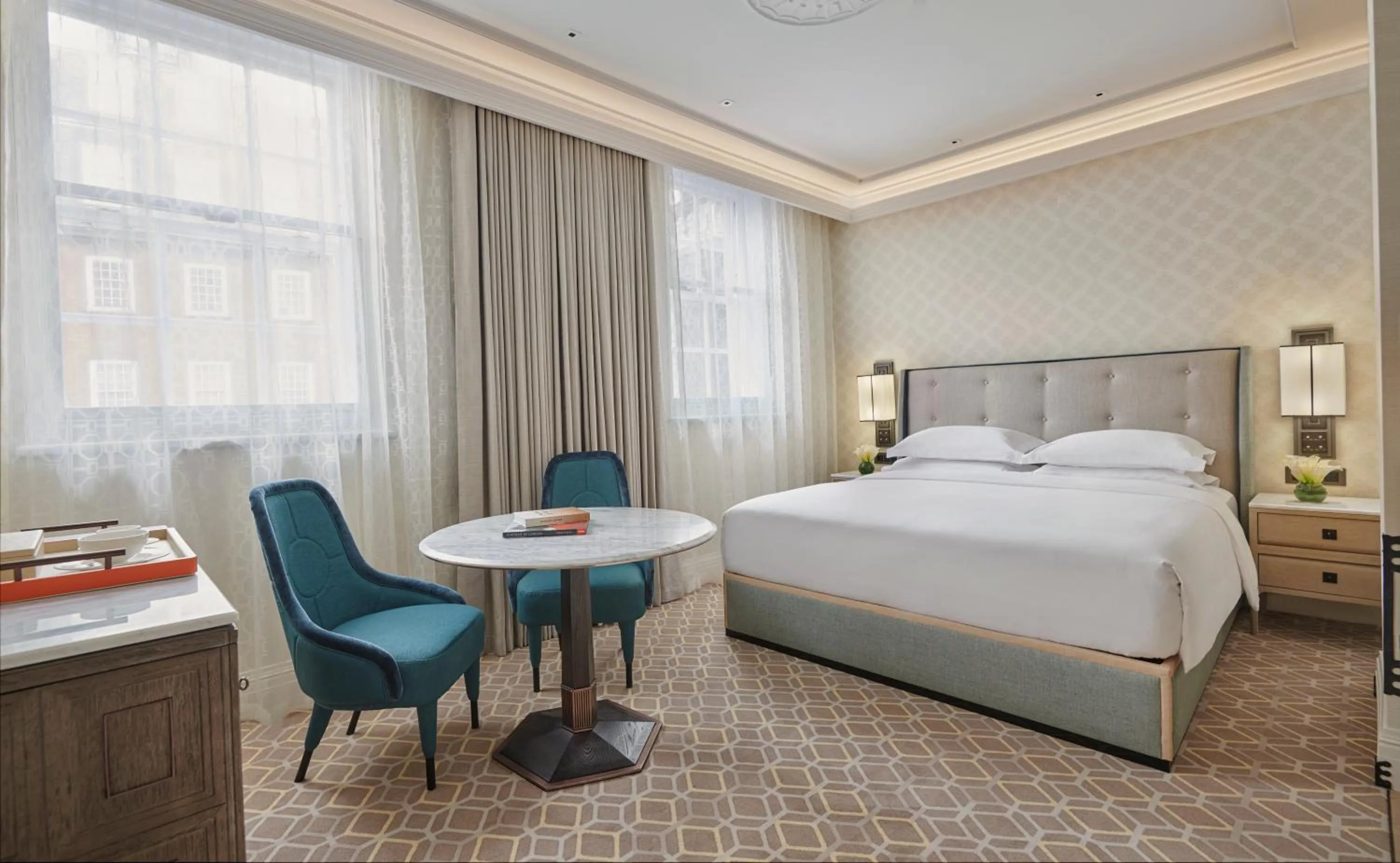 Bedroom, Bed in Great Scotland Yard Hotel, part of Hyatt