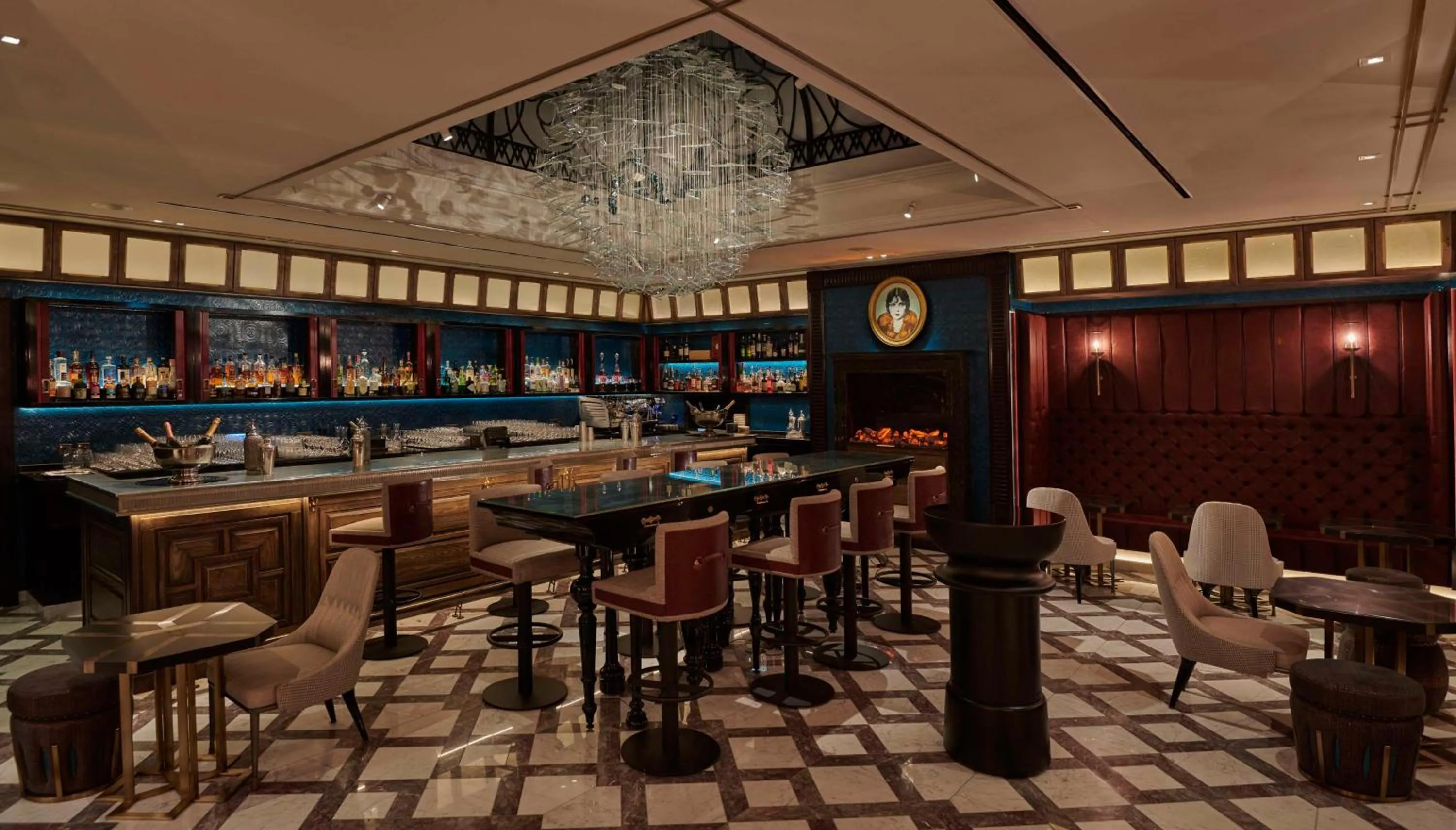 Pool view in Great Scotland Yard Hotel, part of Hyatt