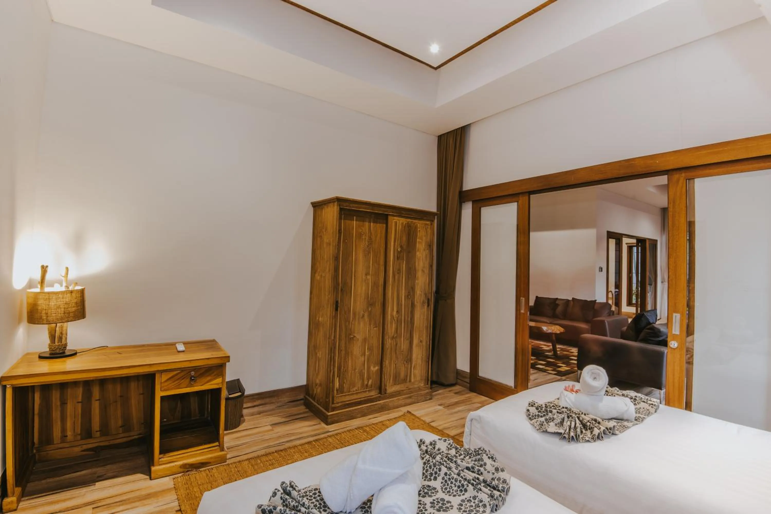 Bed in LGood Lembongan Island Villas