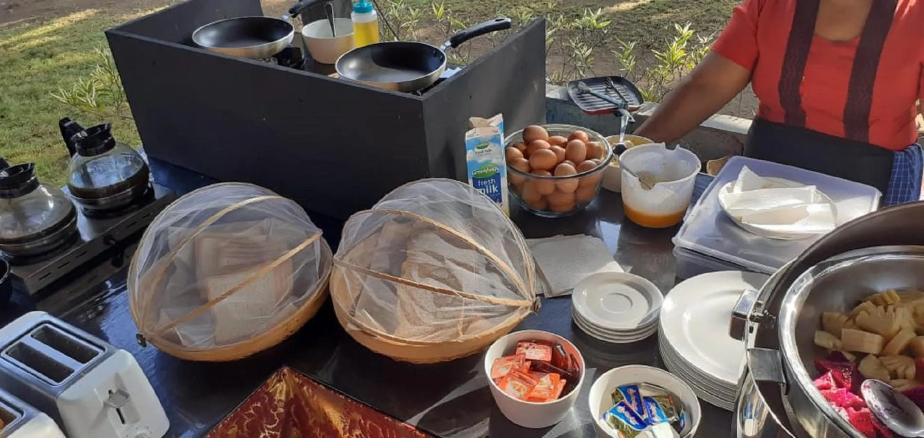 Breakfast in LGood Lembongan Island Villas