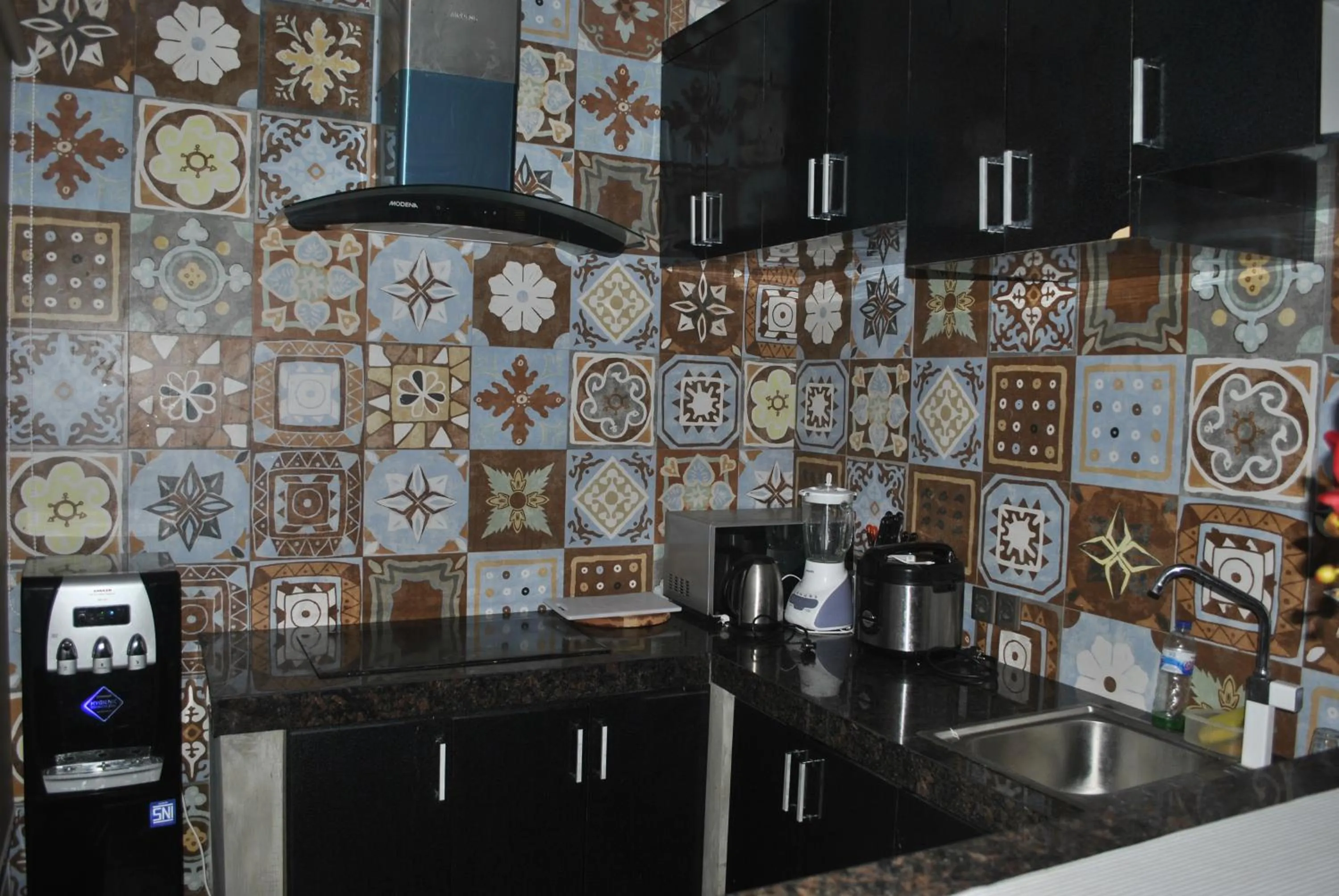 Kitchen or kitchenette in LGood Lembongan Island Villas