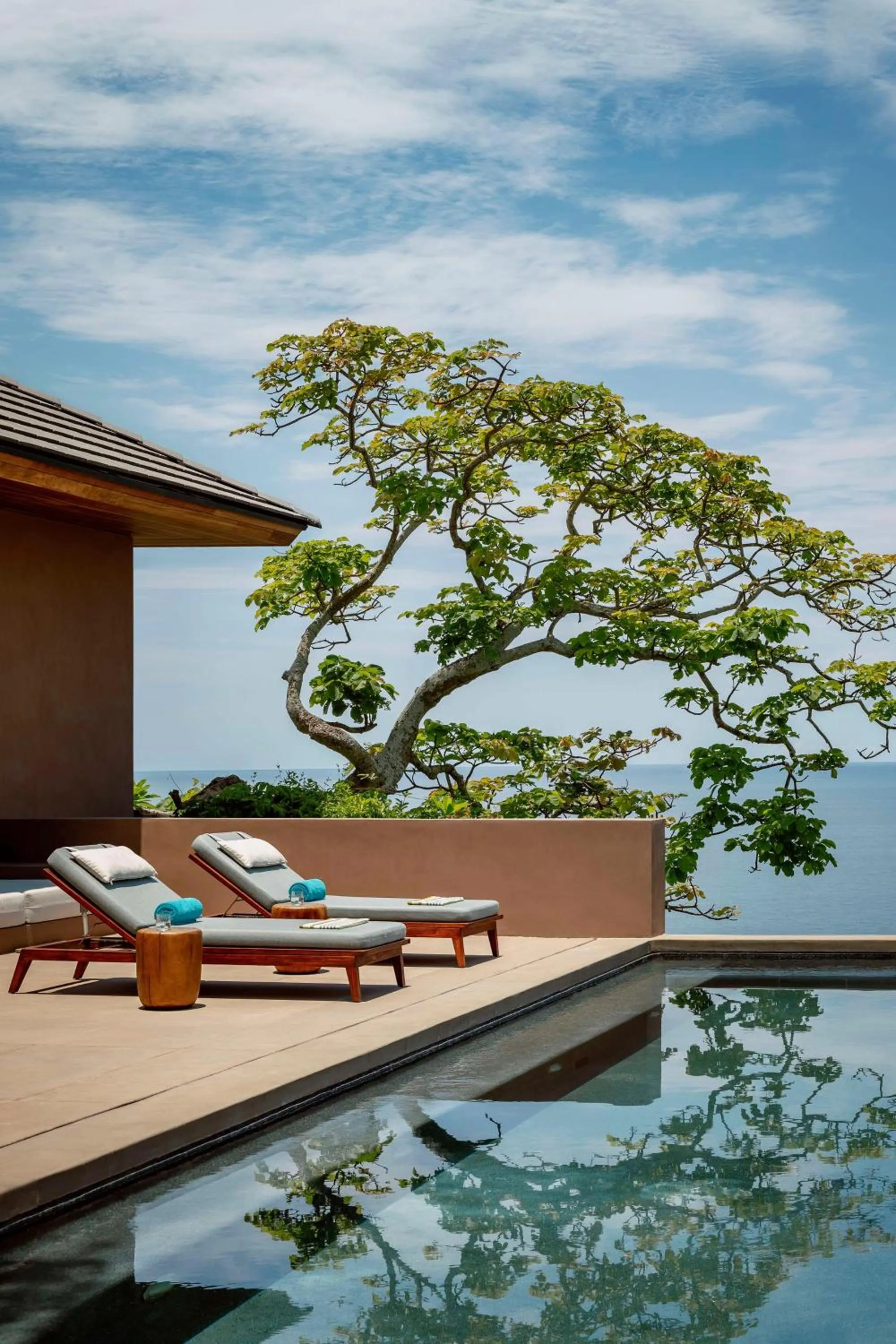 Pool view in One&Only Mandarina